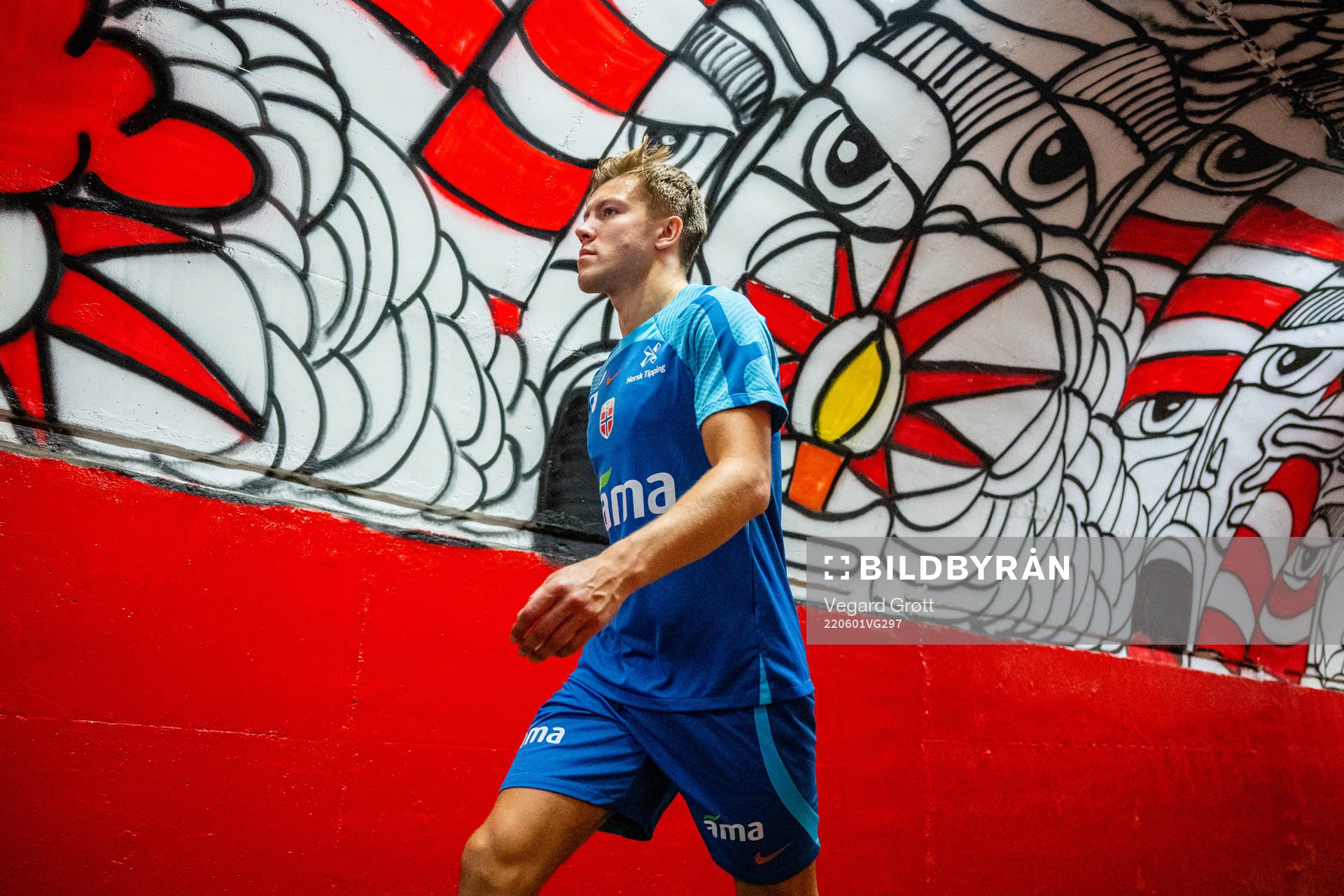 Fredrik André Bjørkan of the Norwegian national football