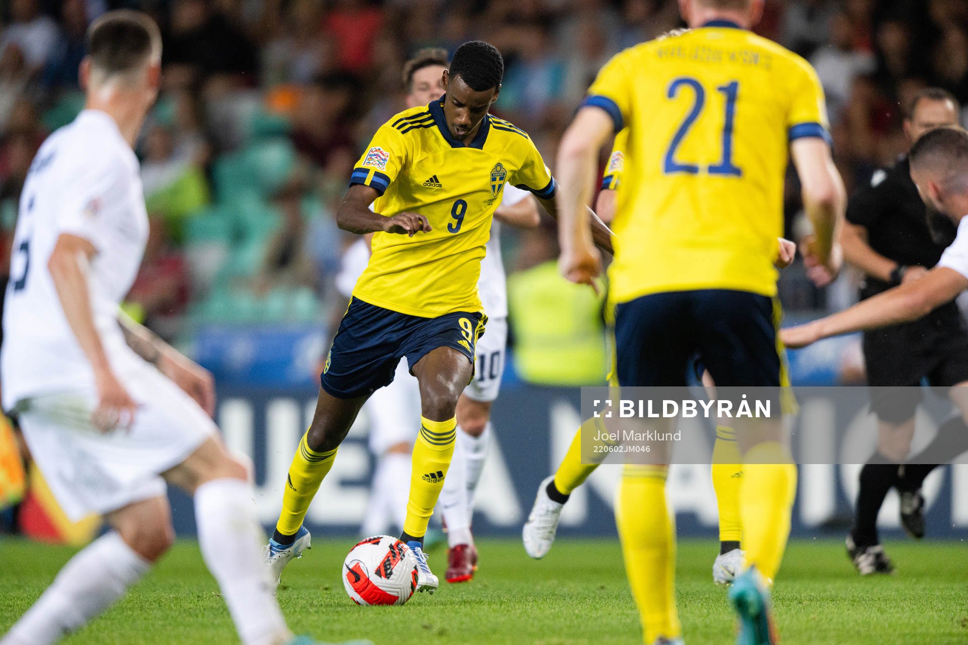 Alexander Isak of Sweden