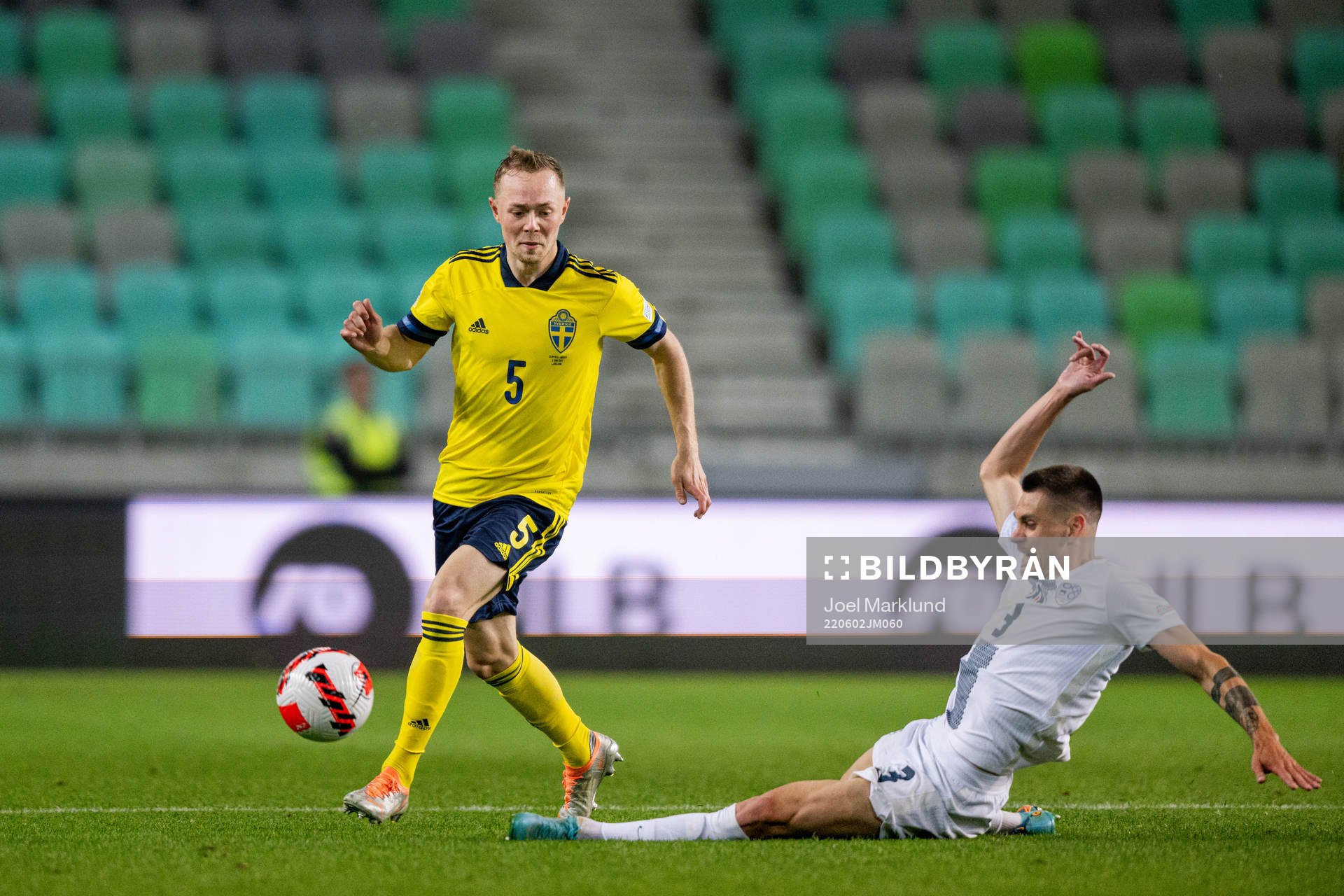 Joel Andersson of Sweden and Gregor Sikošek of Slovenia