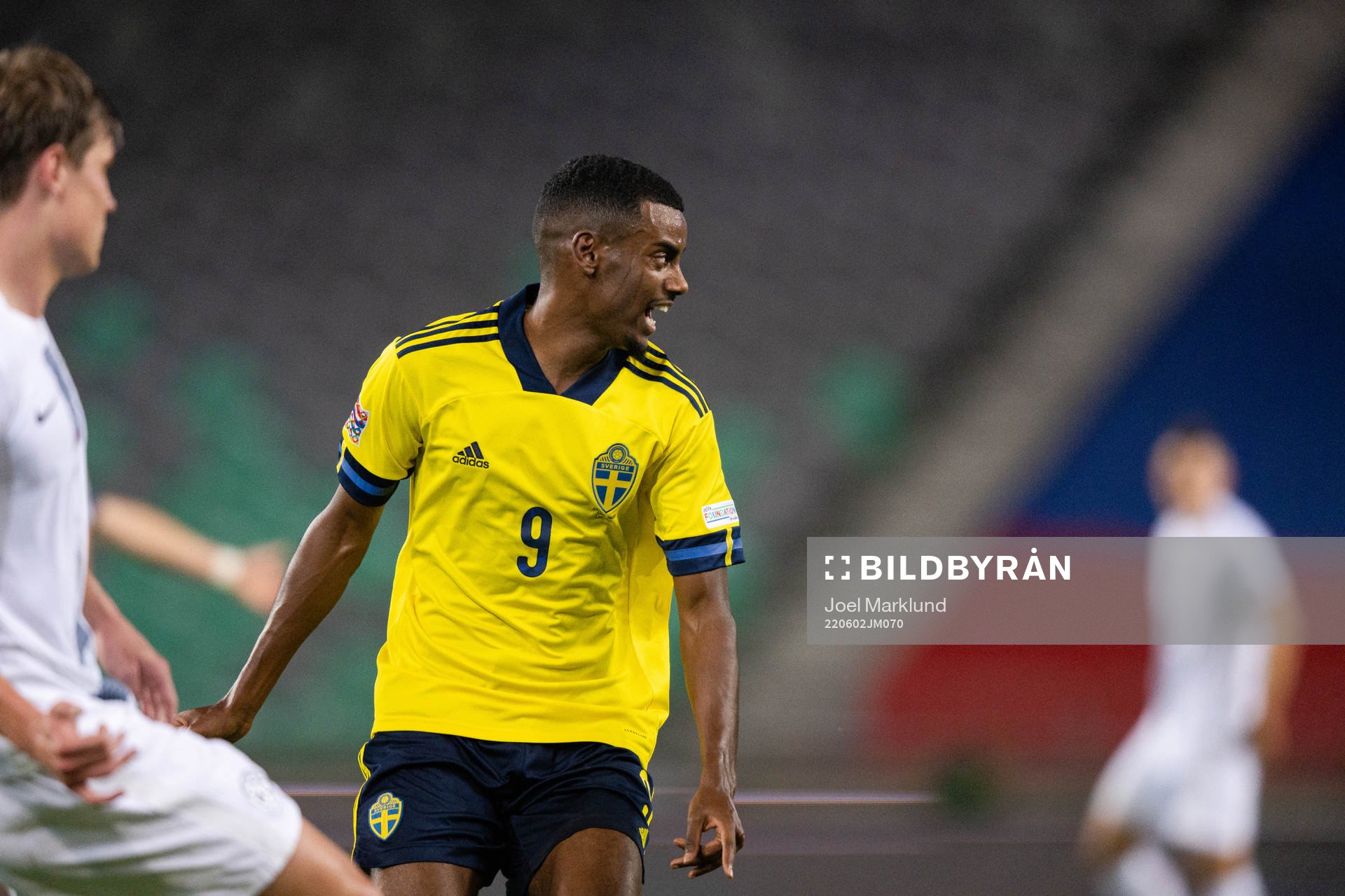 Alexander Isak of Sweden