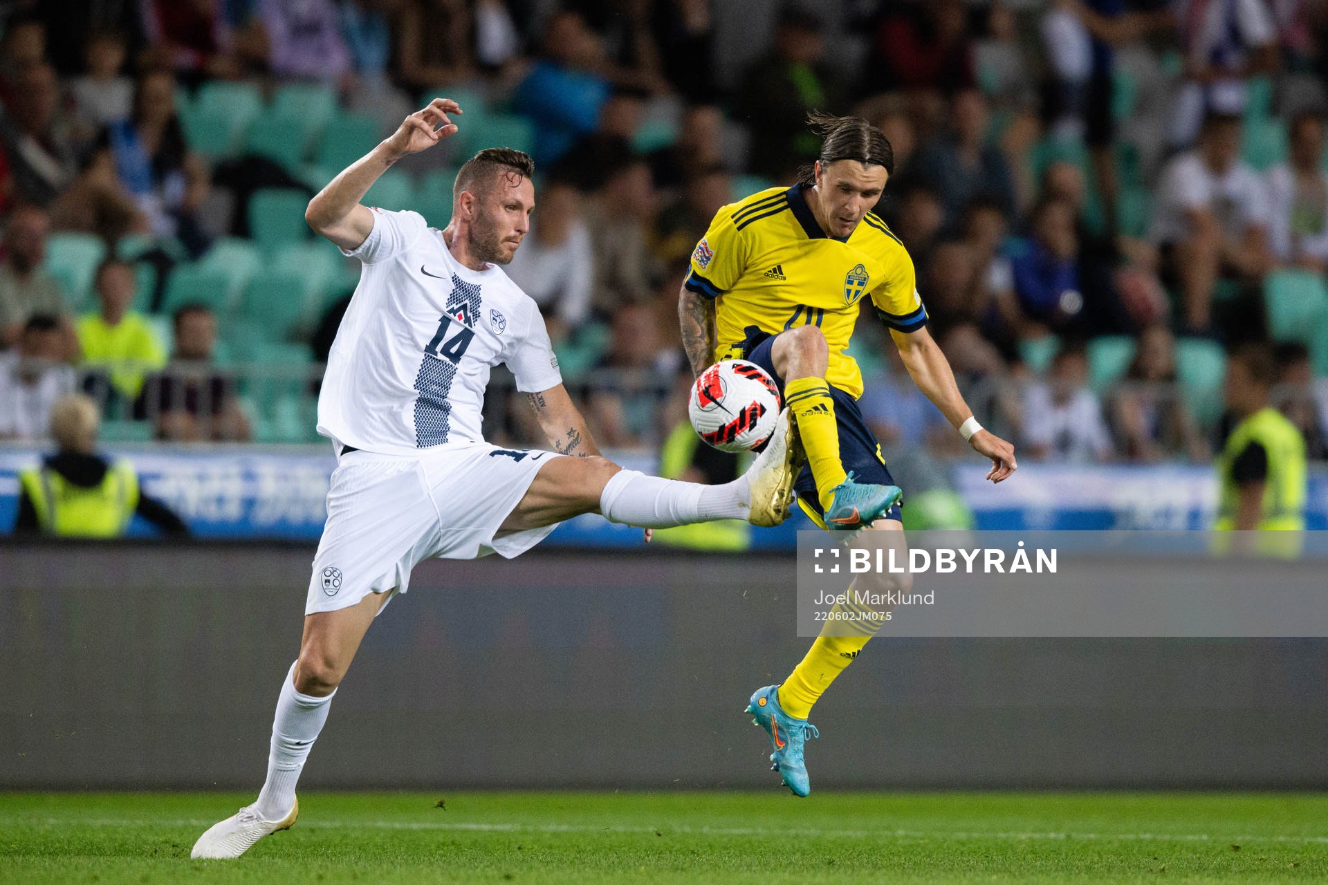 Jasmin Kurtic of Slovenia and Kristoffer Olsson of Sweden