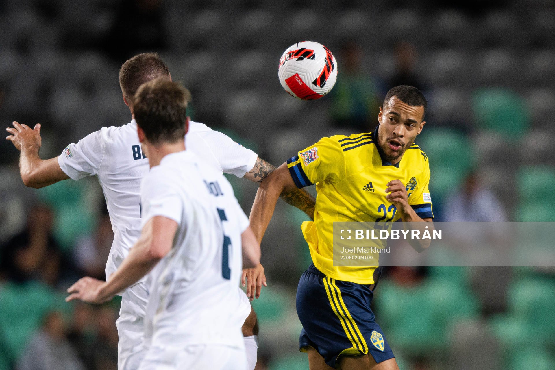 Robin Quaison of Sweden