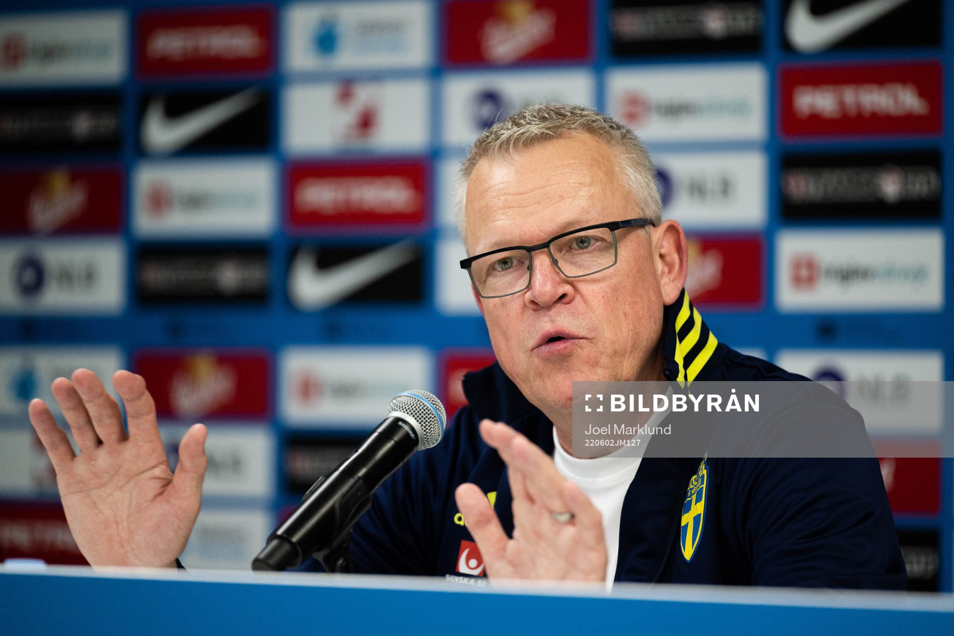 Head coach Janne Andersson of Sweden