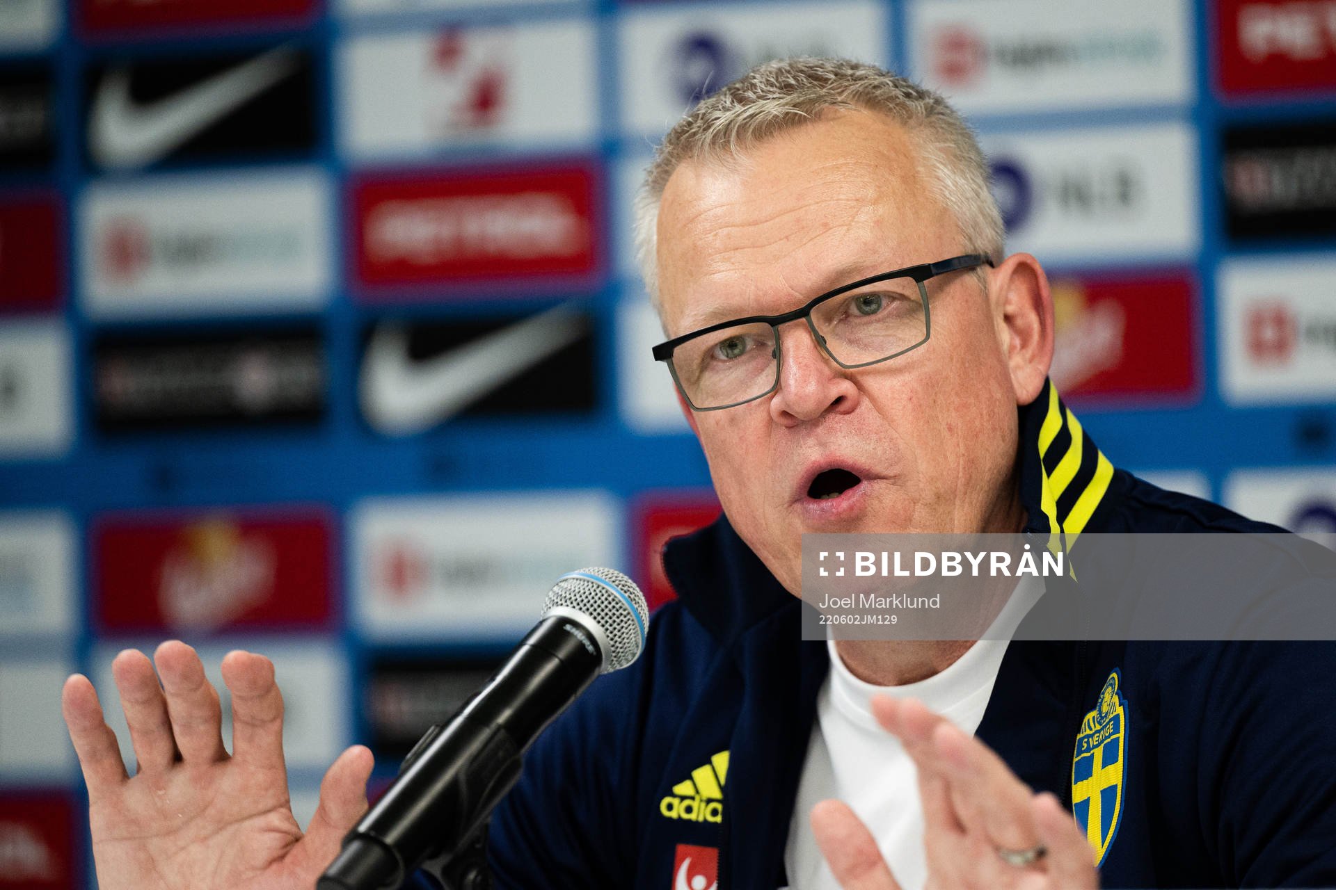 Head coach Janne Andersson of Sweden