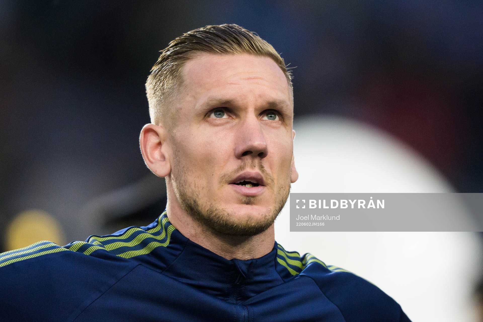 Goalkeeper Robin Olsen of Sweden