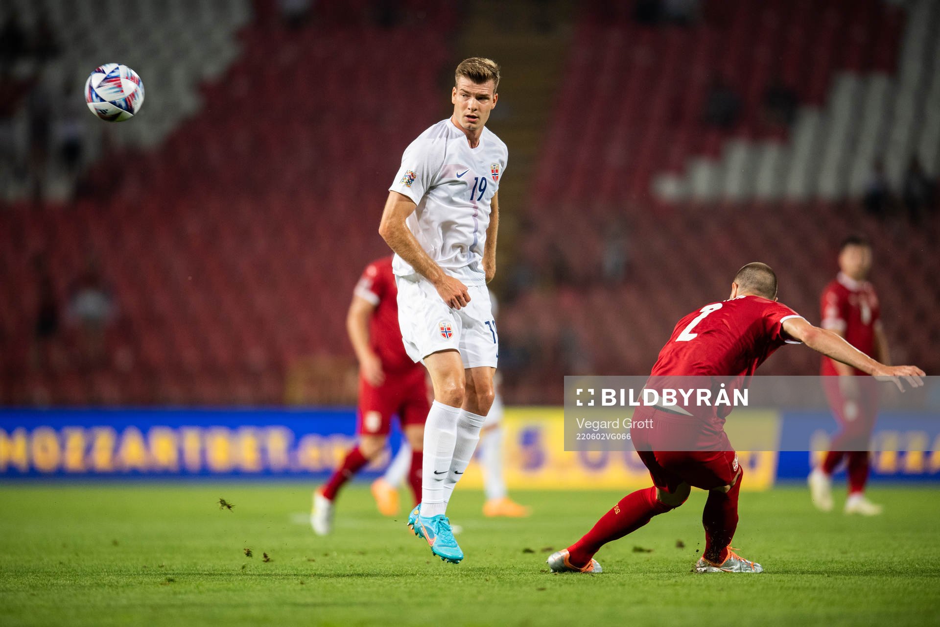 Alexander Sørloth of Norway