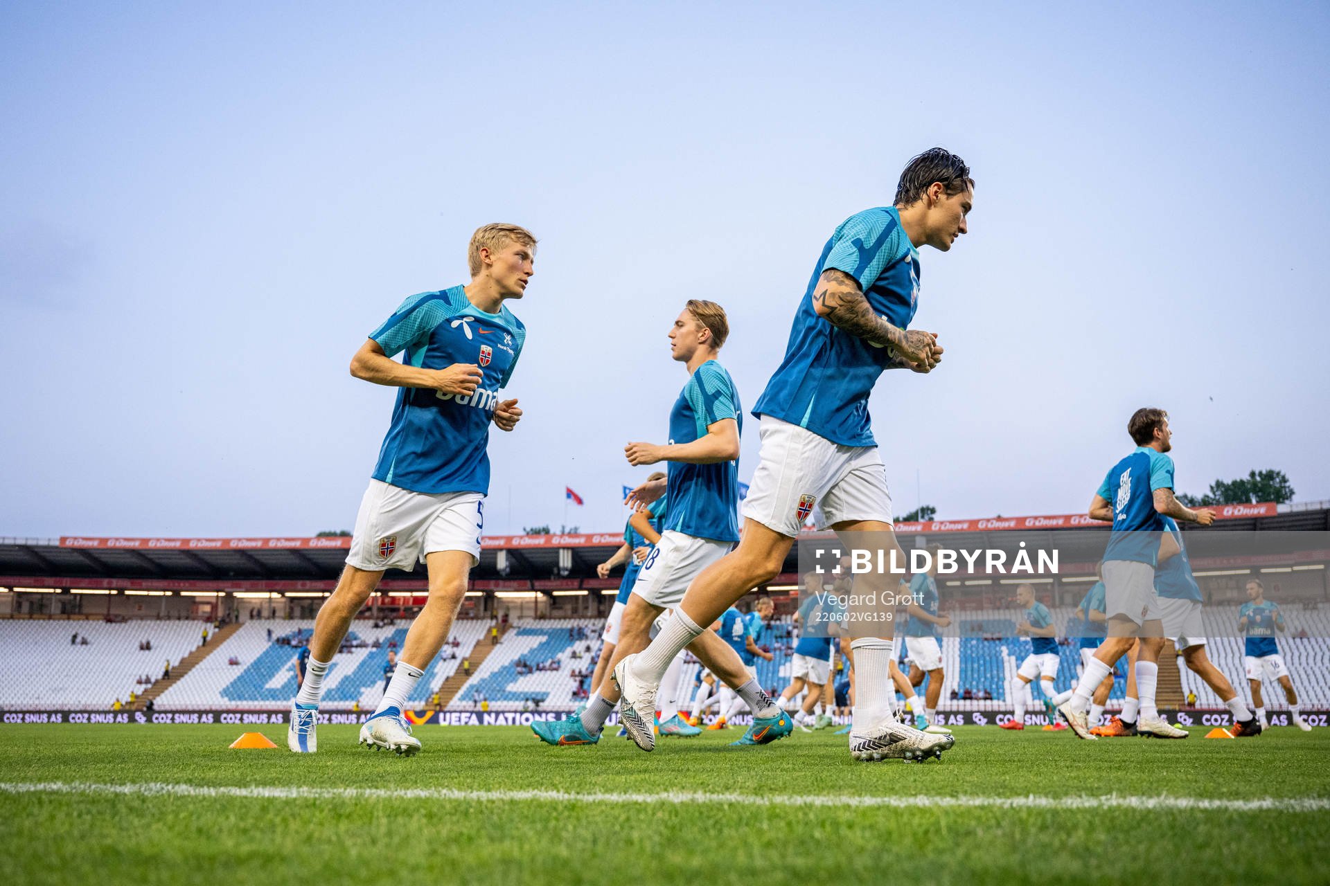 Birger Meling, Kristian Thorstvedt and Mathias Normann of