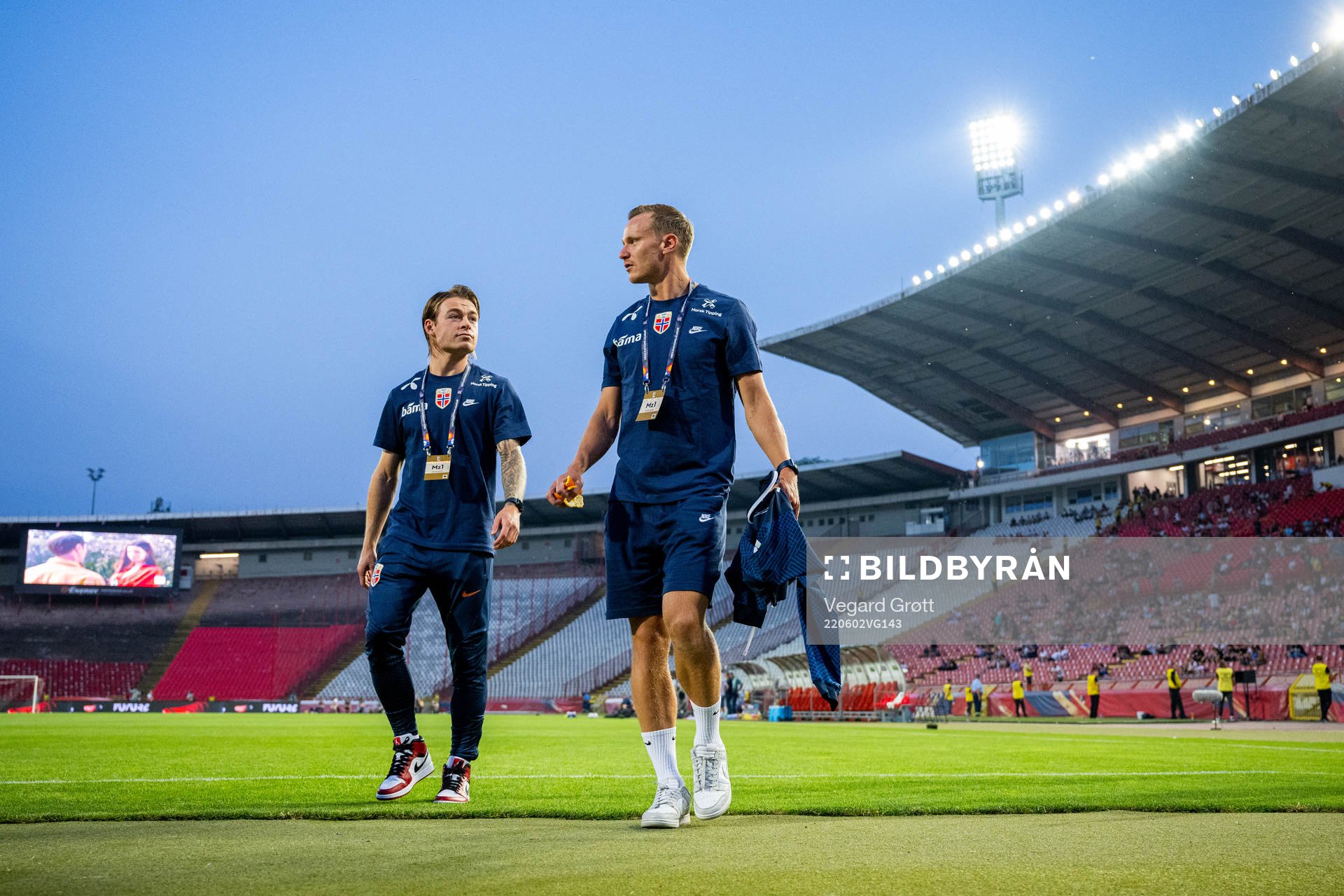 Patrick Berg and Marius Lode of Norway