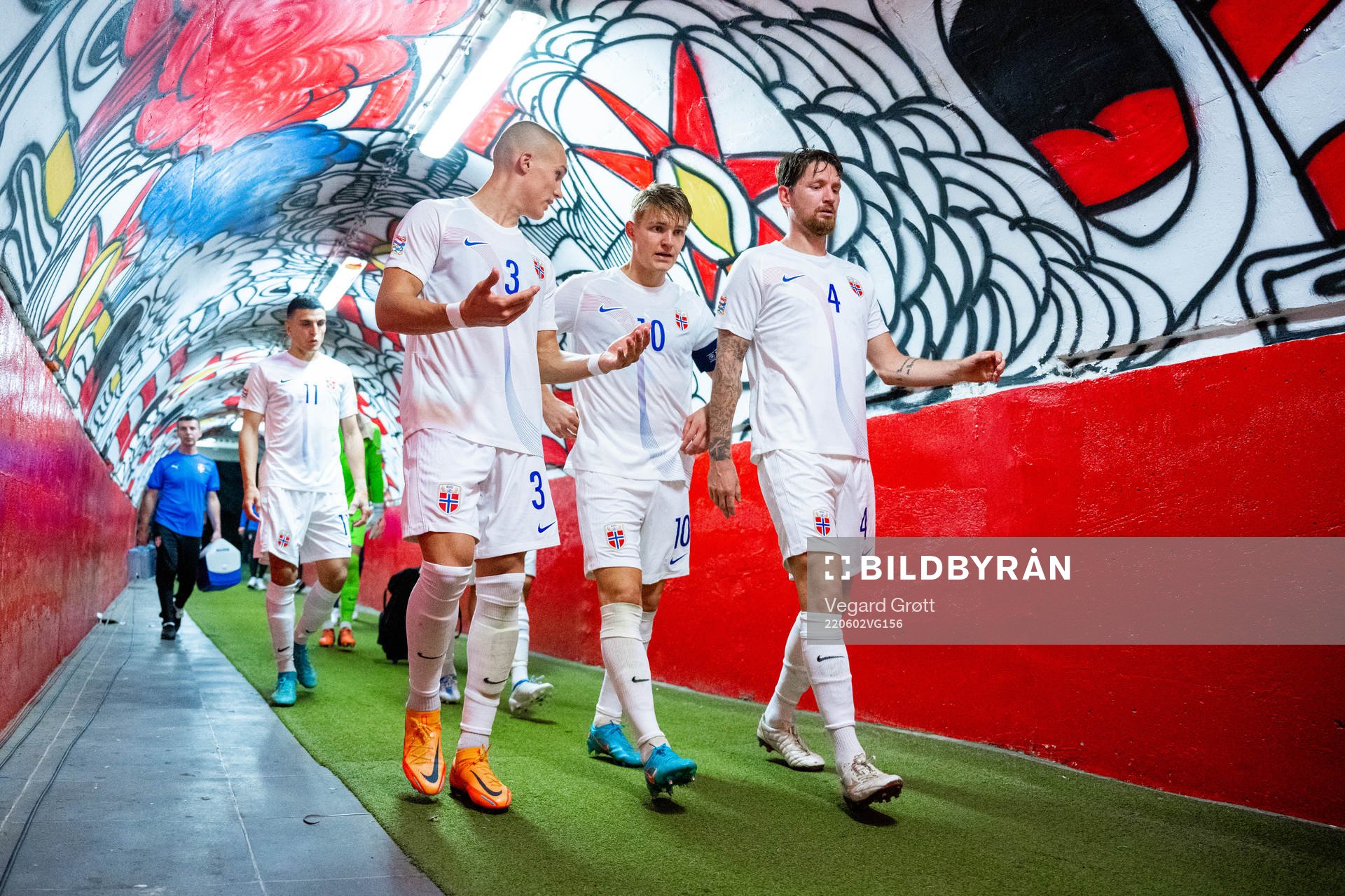 Leo Skiri Østigård, Martin Ødegaard and Stefan