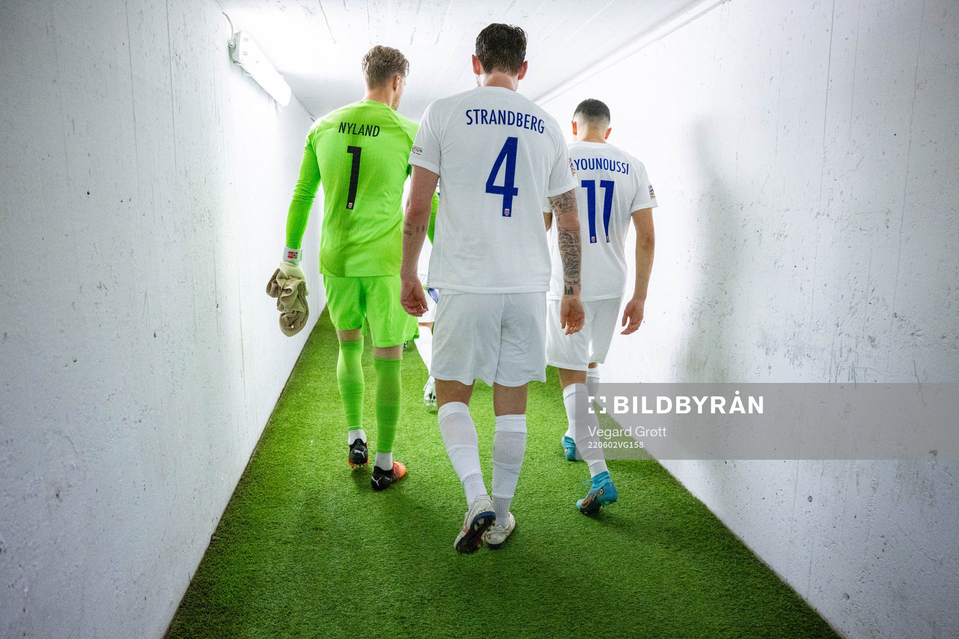 Goalkeeper Ørjan Håskjold Nyland, Stefan Strandberg and