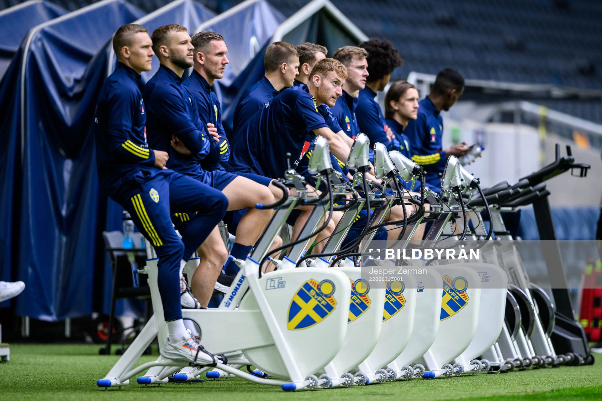 Ludwig Augustinsson, Jesper Karlström, goalkeeper Robin