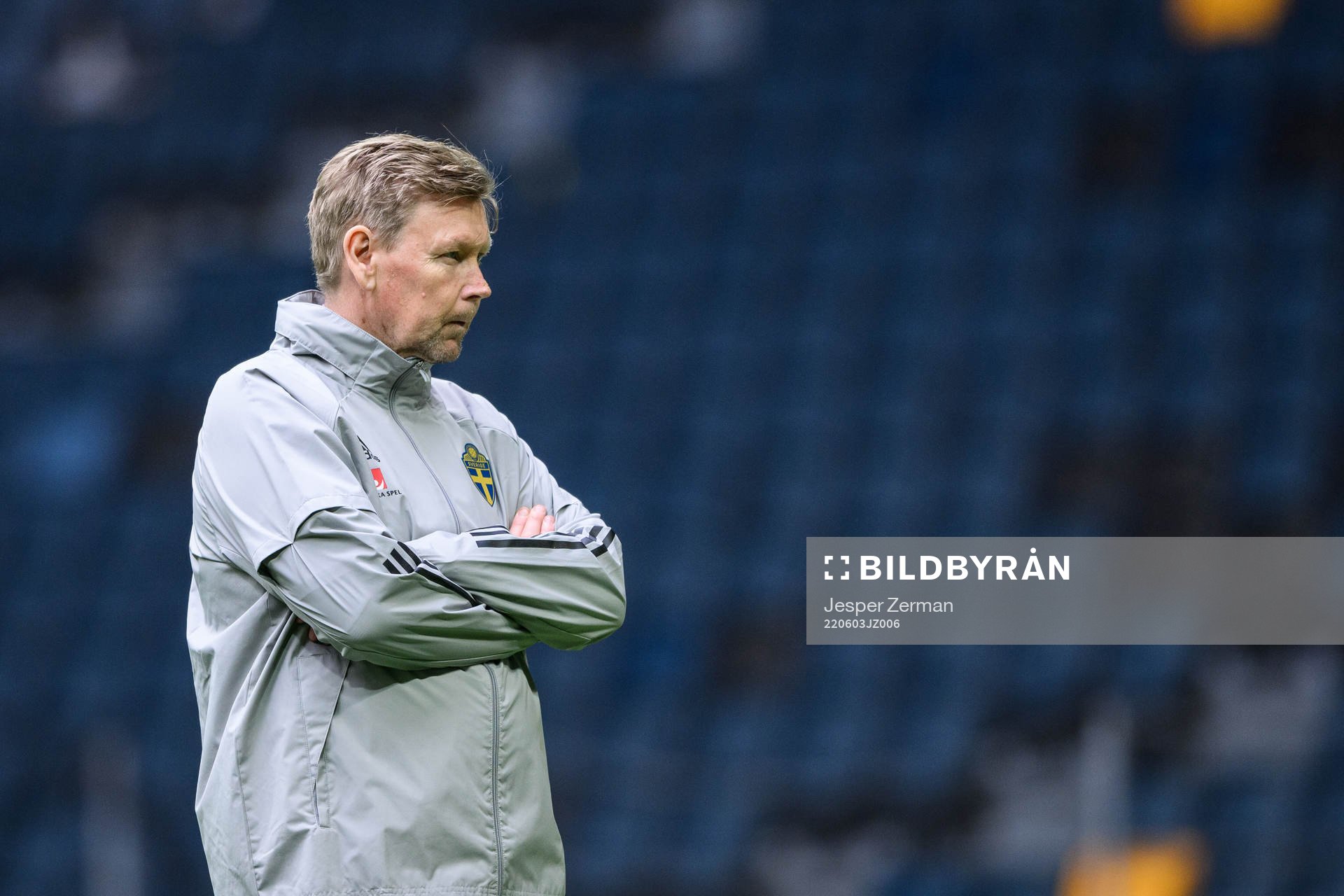Assistant coach Peter Wettergren of the Swedish national