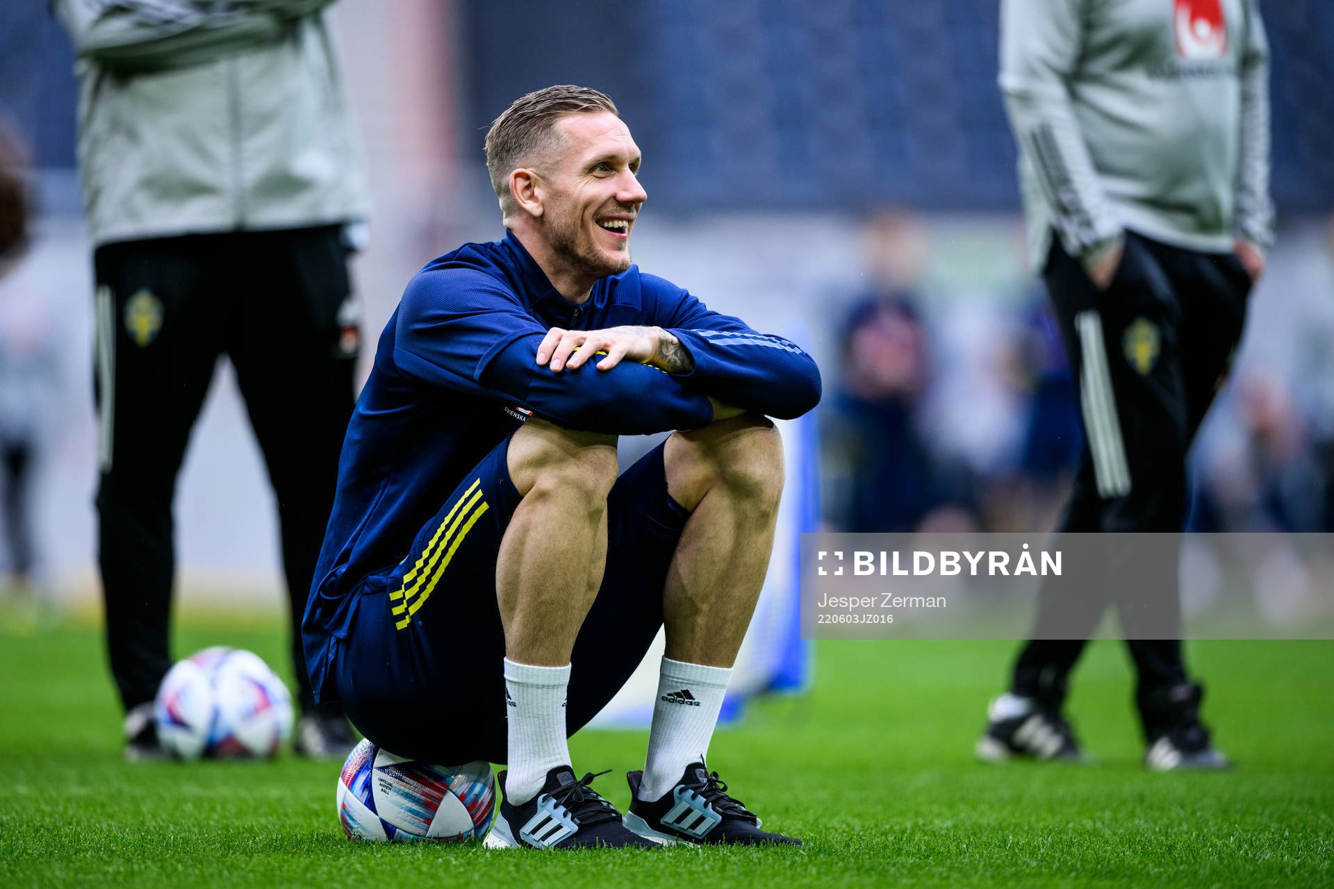 goalkeeper Robin Olsen of the Swedish national football team