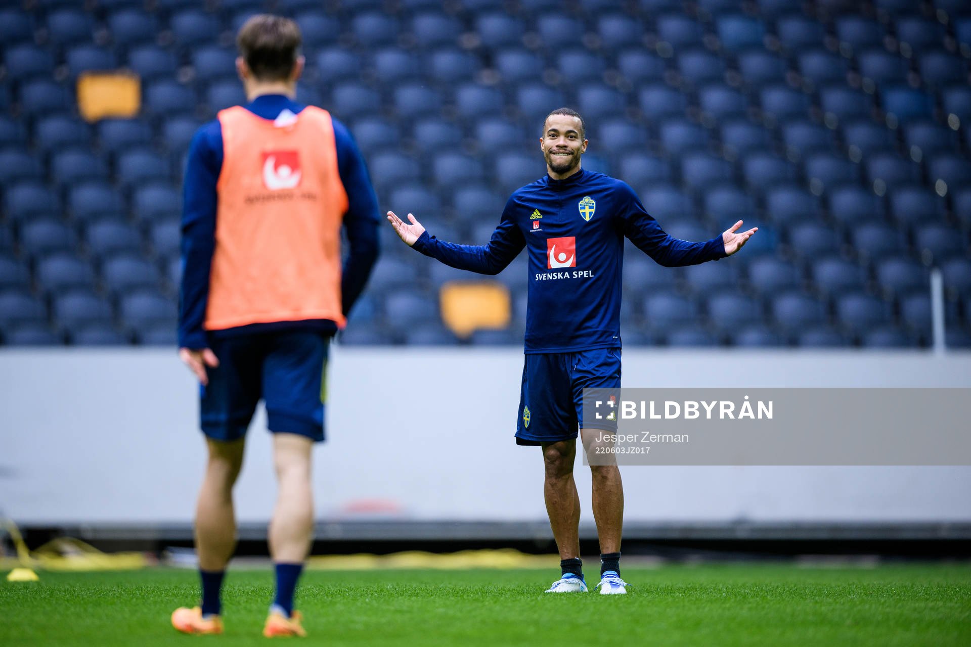 Robin Quaison of the Swedish national football team