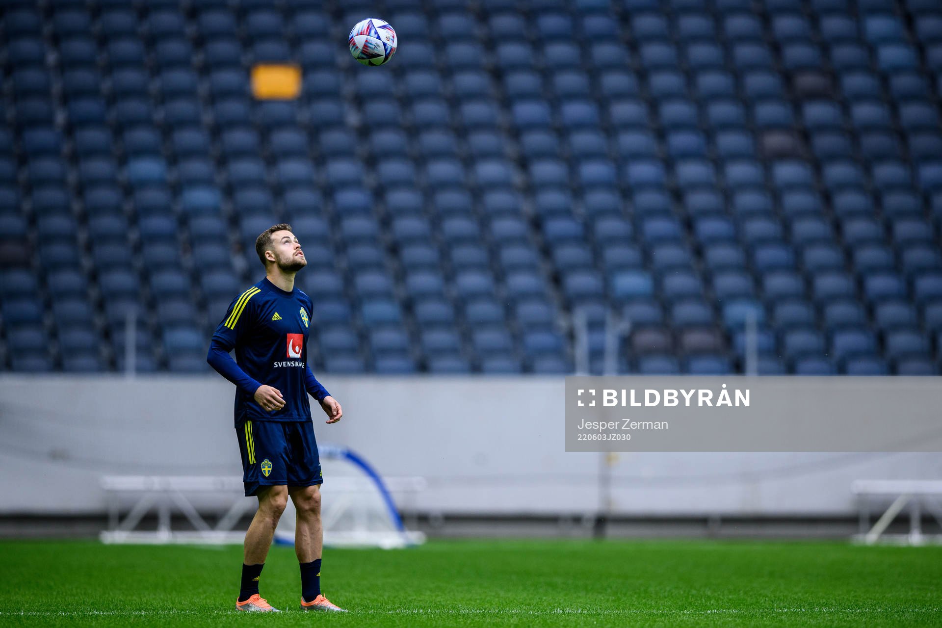 Gabriel Gudmundsson of the Swedish national football team