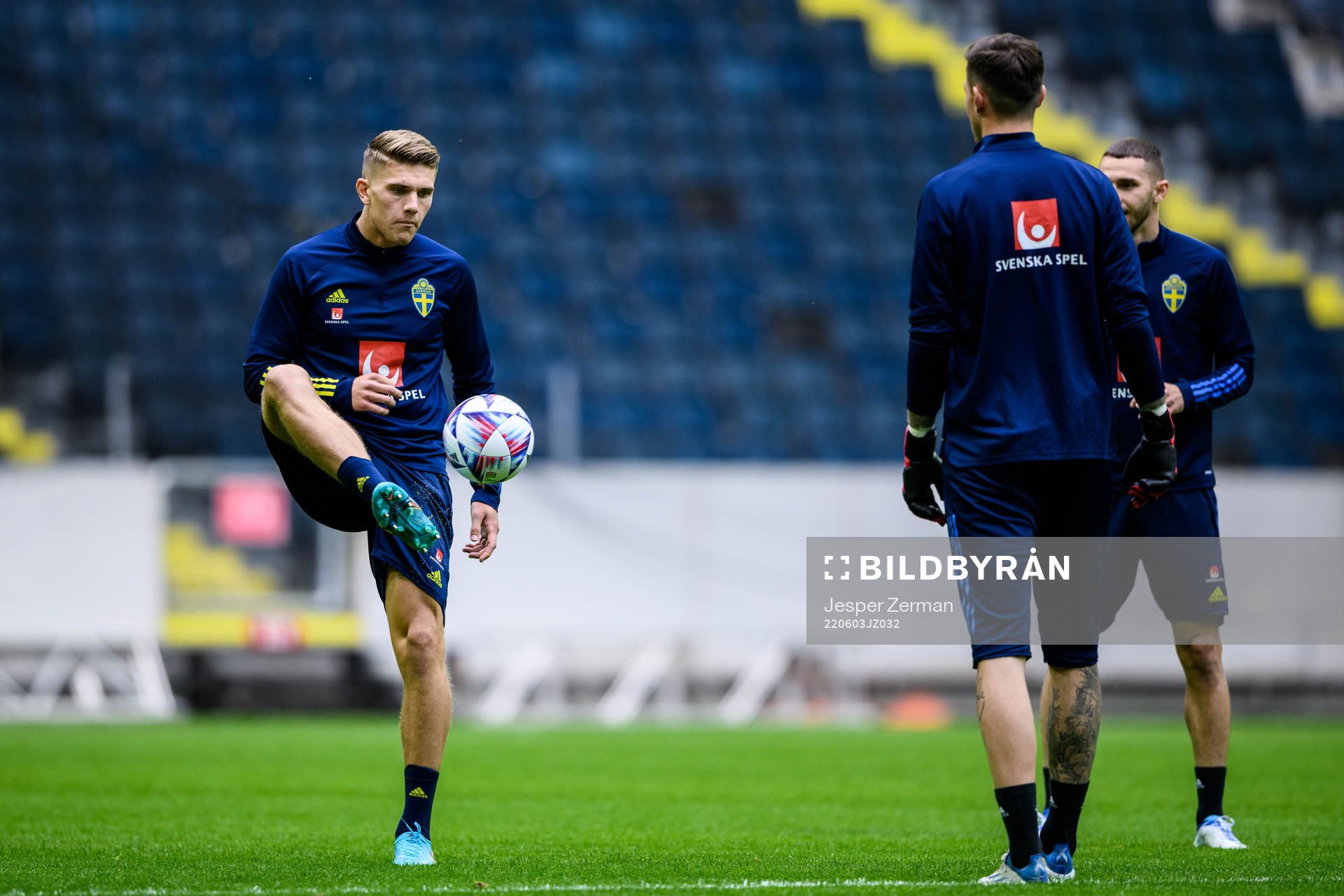 Viktor Gyökeres of the Swedish national football team