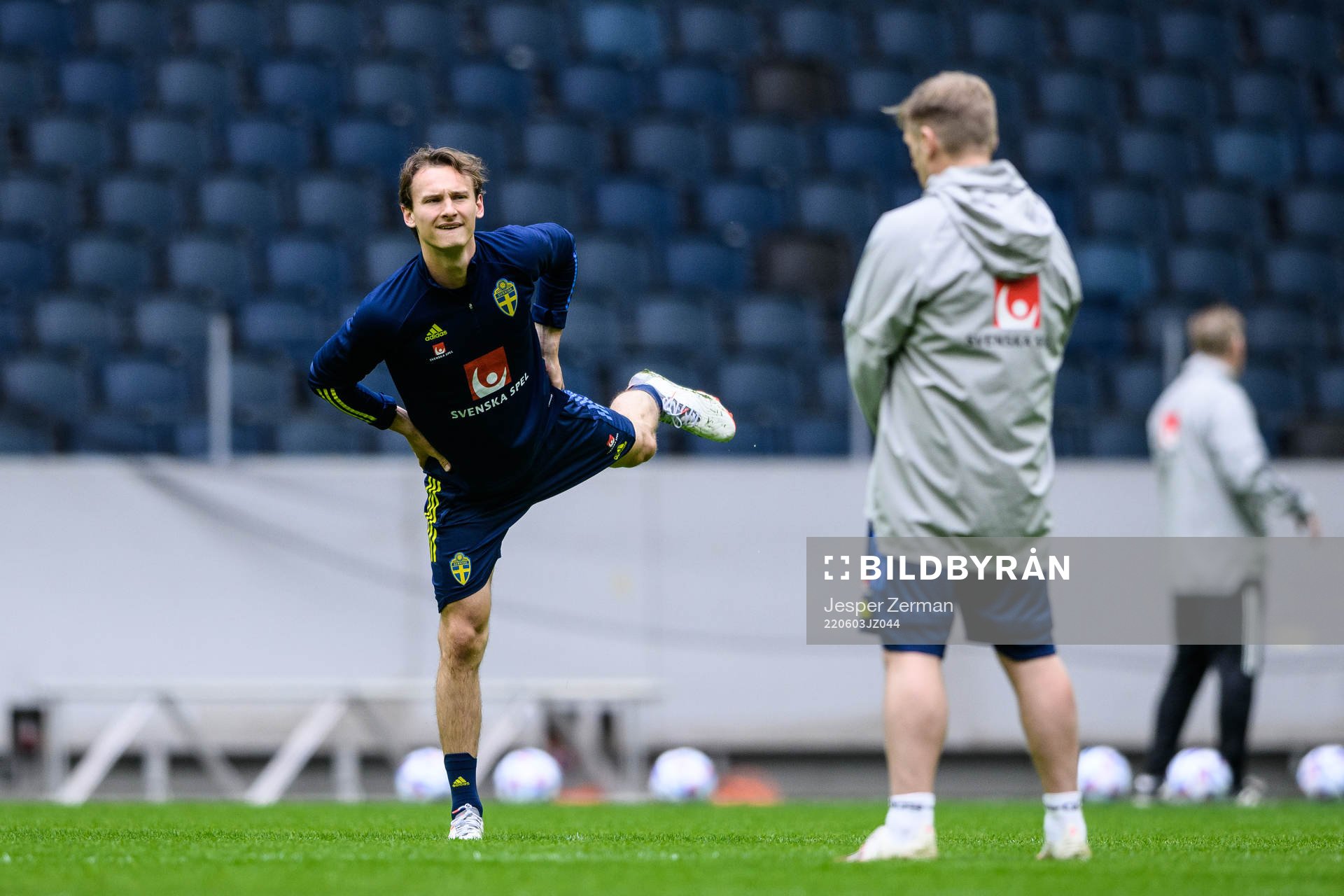 Hjalmar Ekdal of the Swedish national football team
