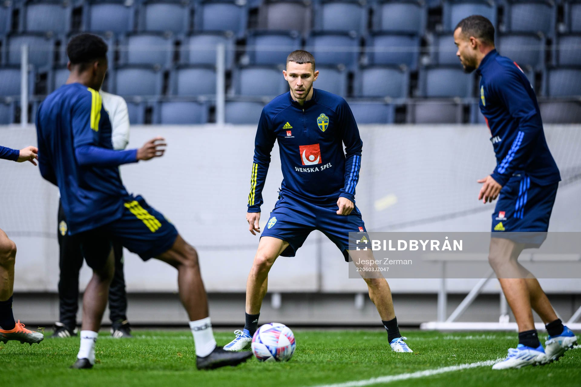 Branimir Hrgota of the Swedish national football team