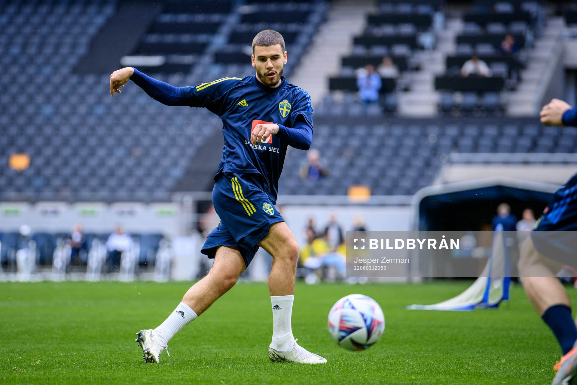 Edvin Kurtulus of the Swedish national football team