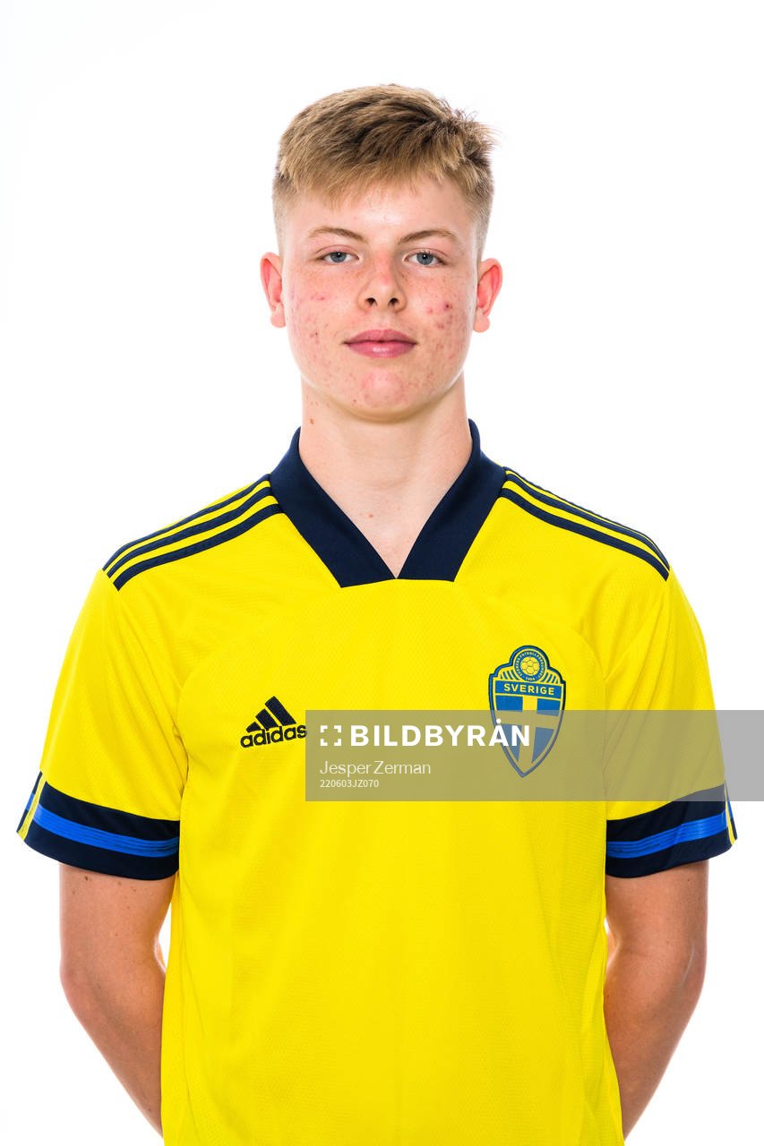 Nils Zätterström i P17-landslaget