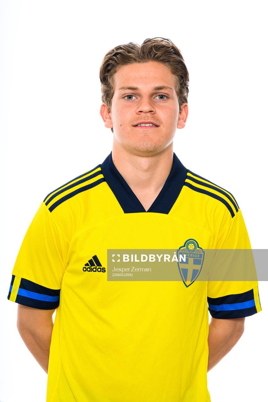 Edvard Carrick i P17-landslaget
