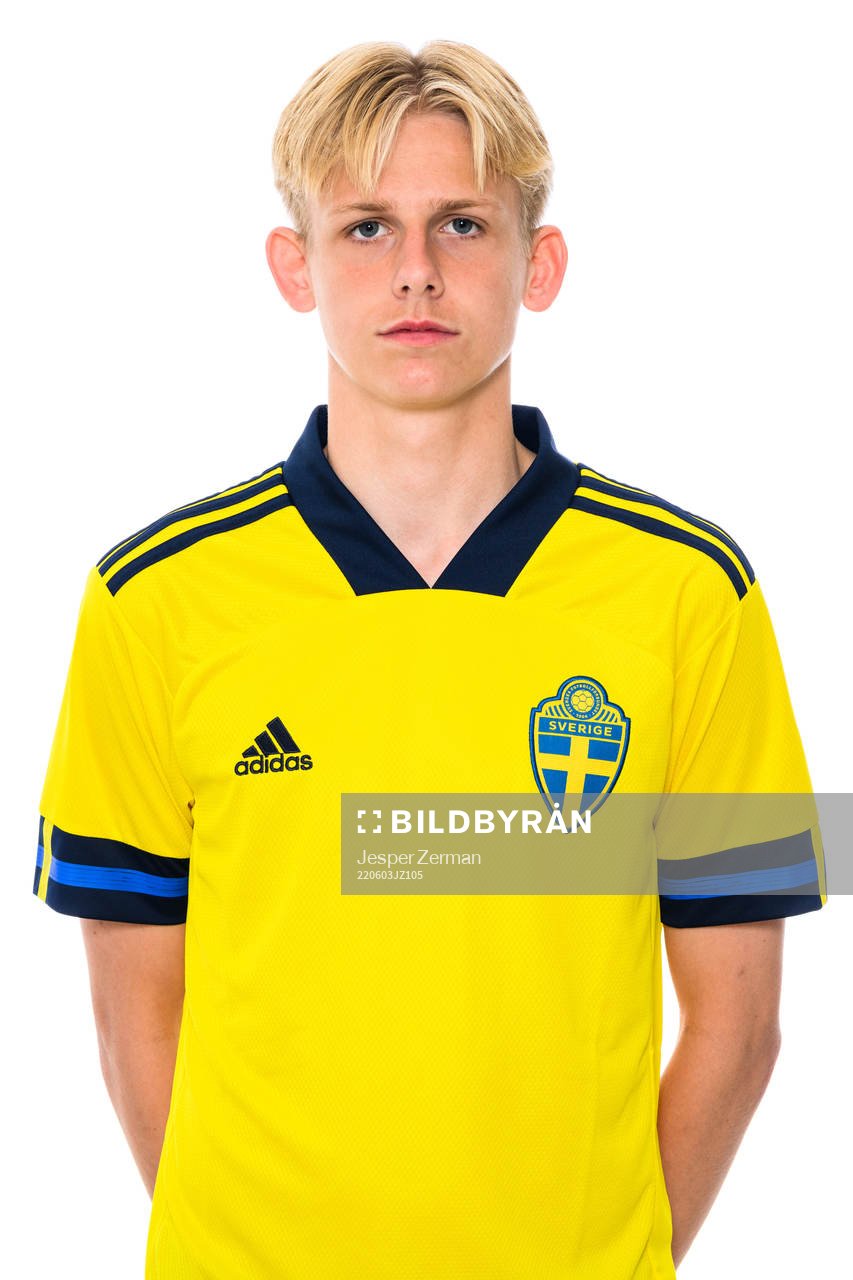 Gustav Haglund i P17-landslaget