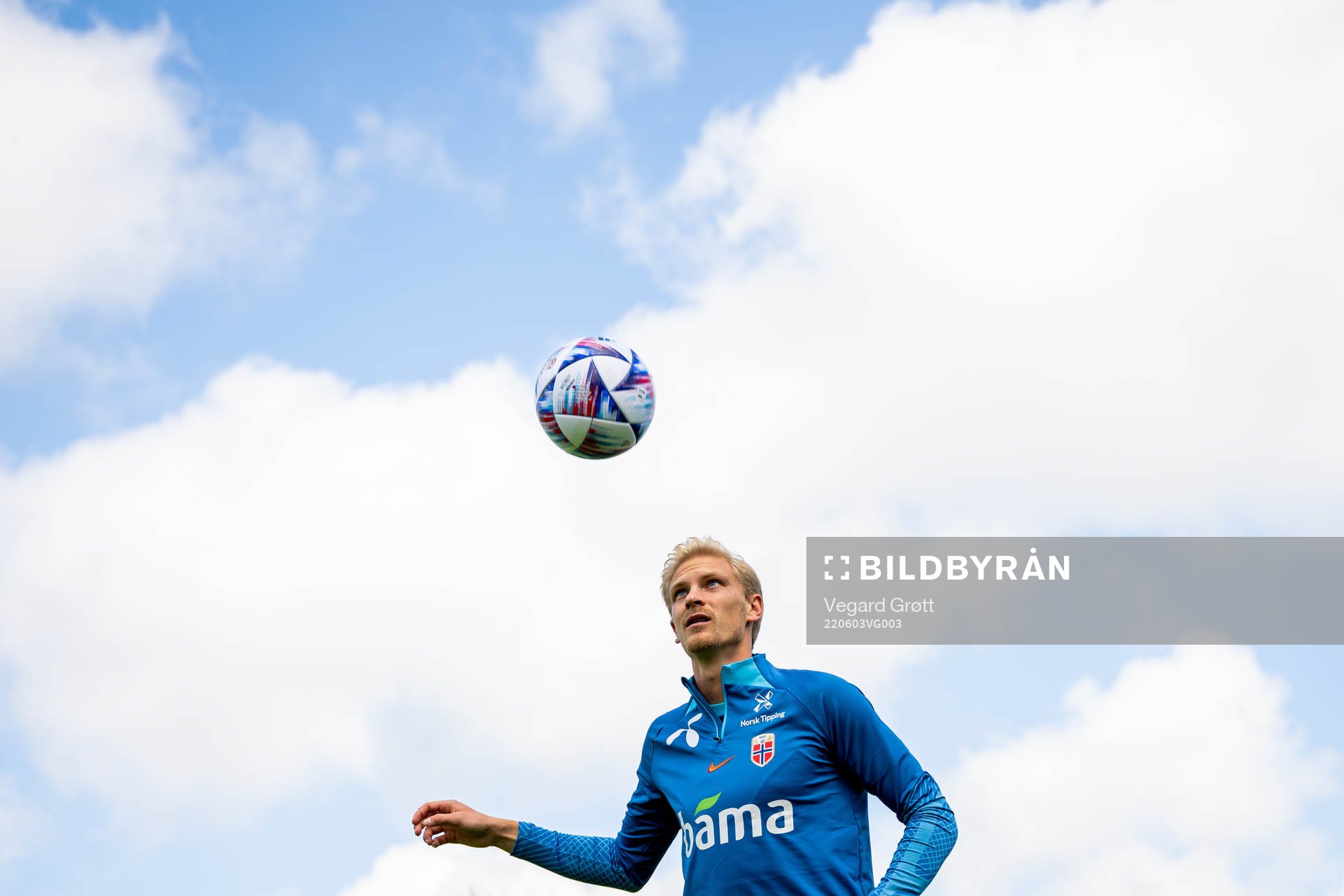Morten Thorsby of the Norwegian national football team
