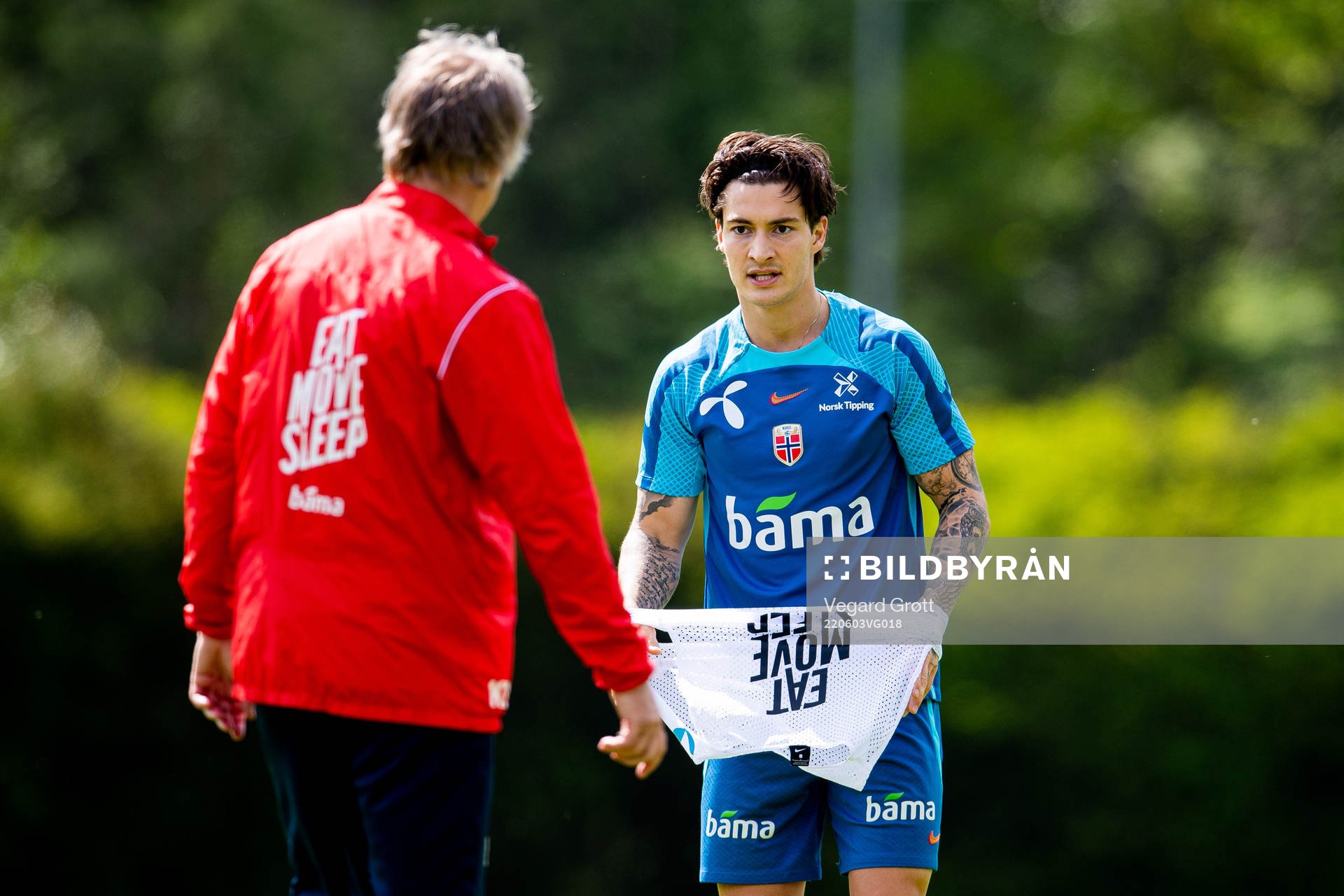 Mathias Normann of the Norwegian national football team