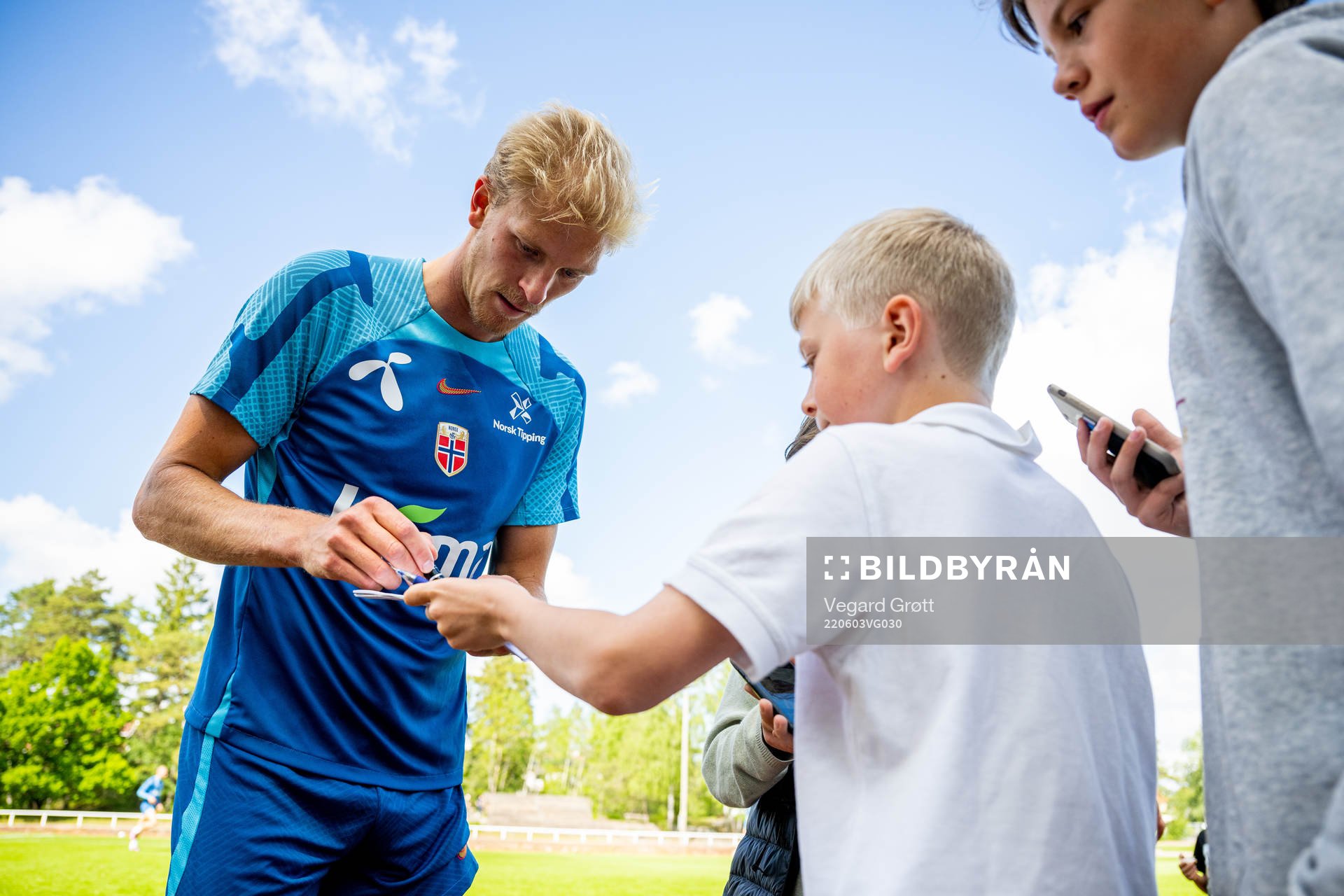 Morten Thorsby of the Norwegian national football team