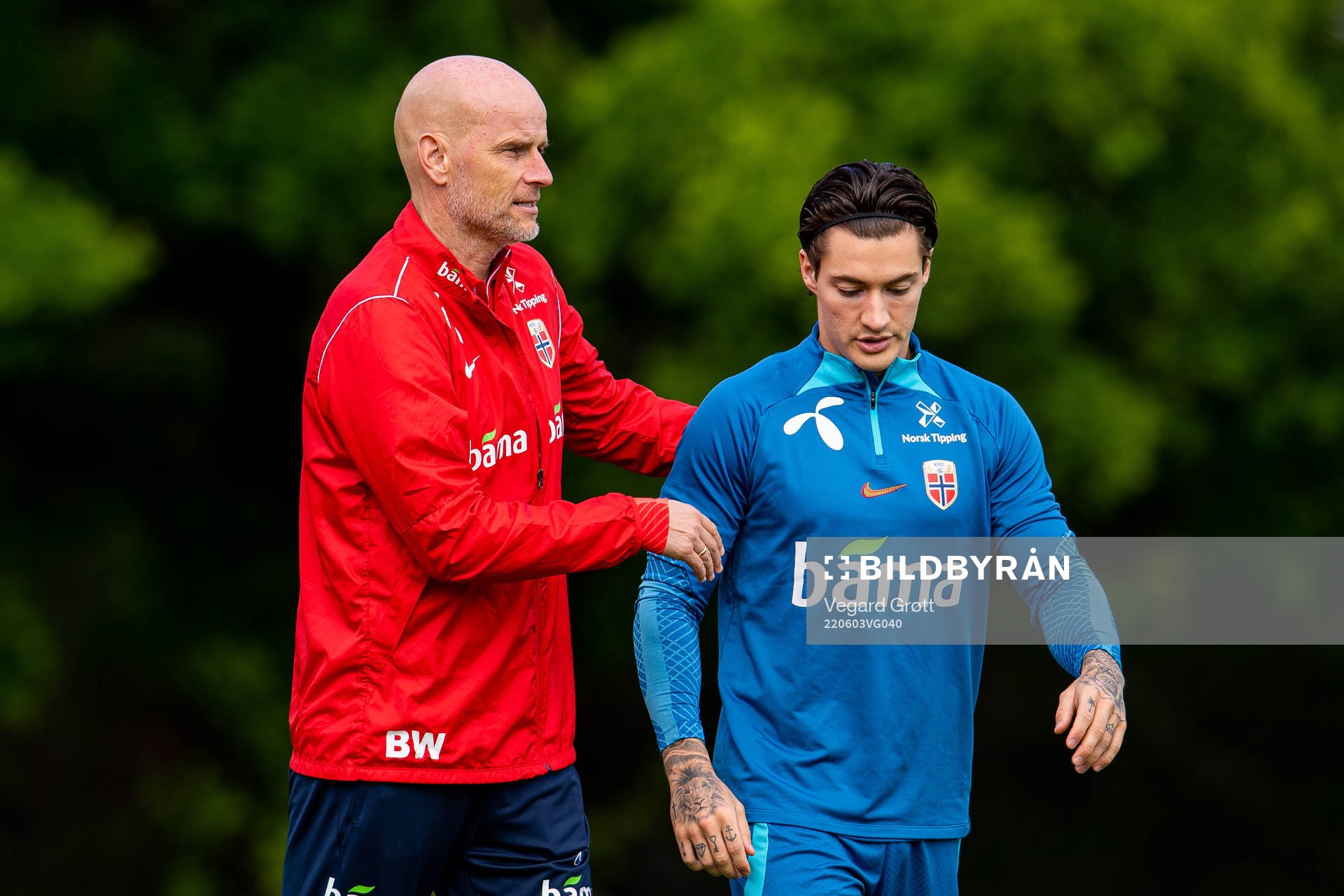 Ståle Solbakken, head coach of the Norwegian national