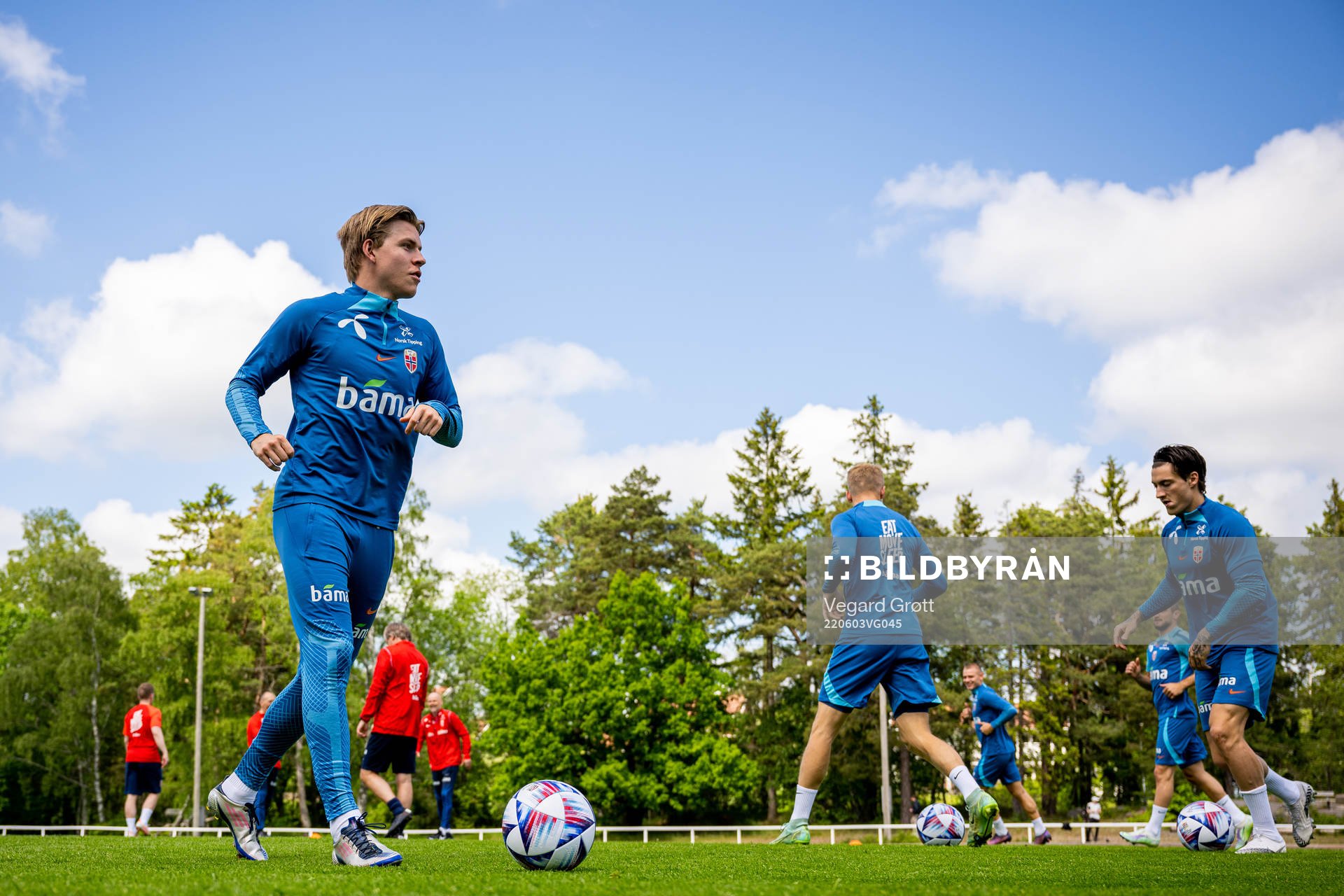 Jens Petter Hauge of the Norwegian national football team