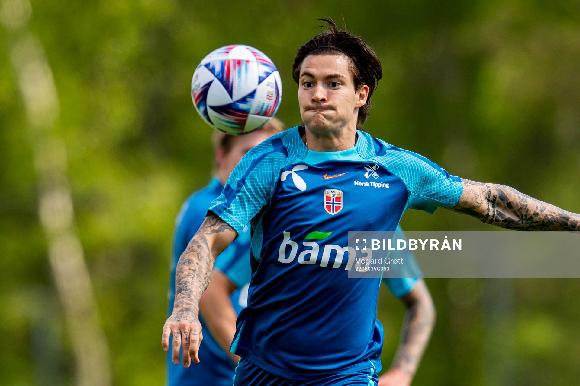 Mathias Normann of the Norwegian national football team