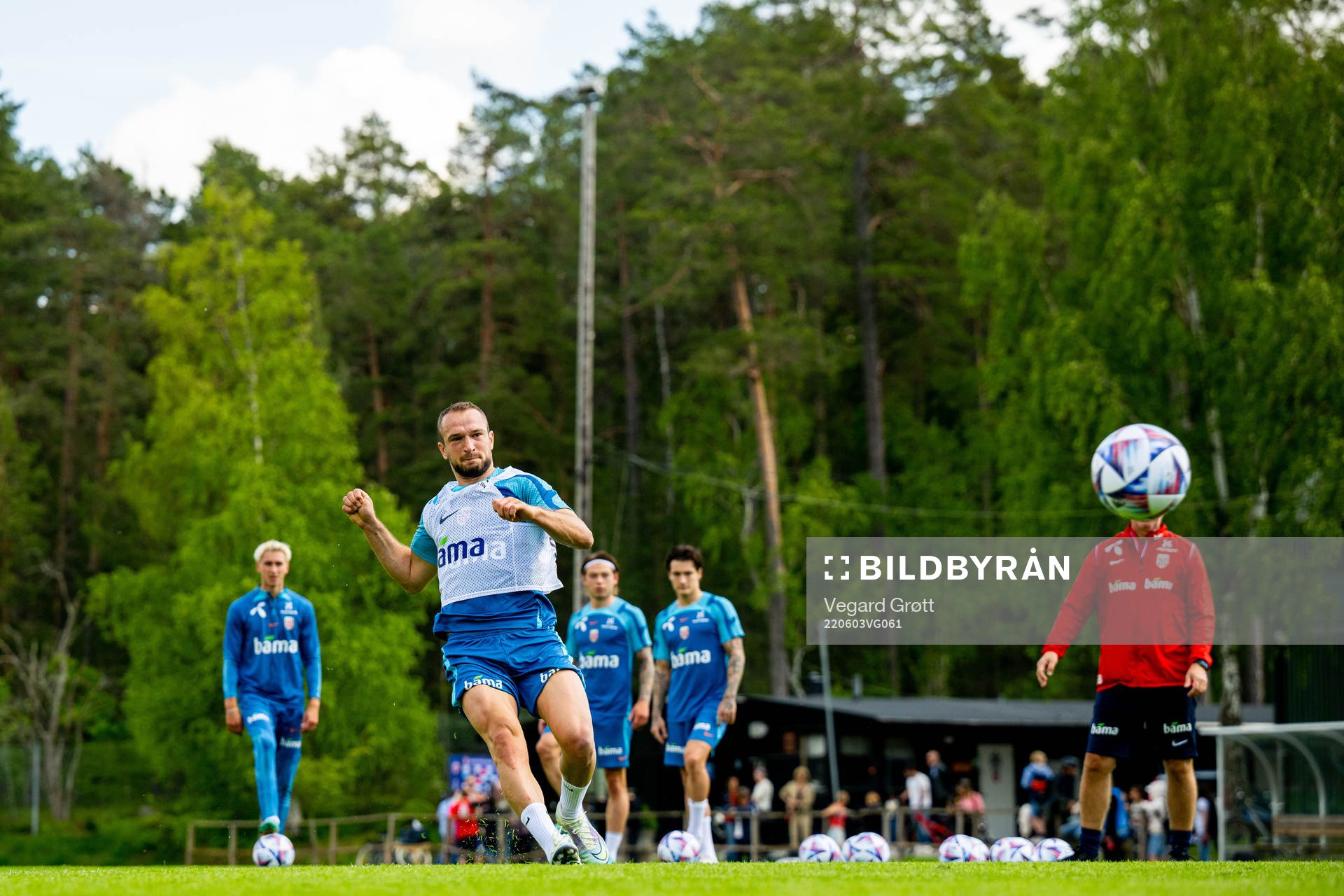 Veton Berisha of the Norwegian national football team