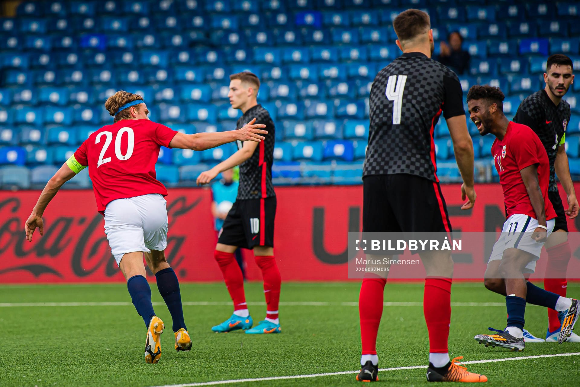 Erik Botheim of Norway celebrates