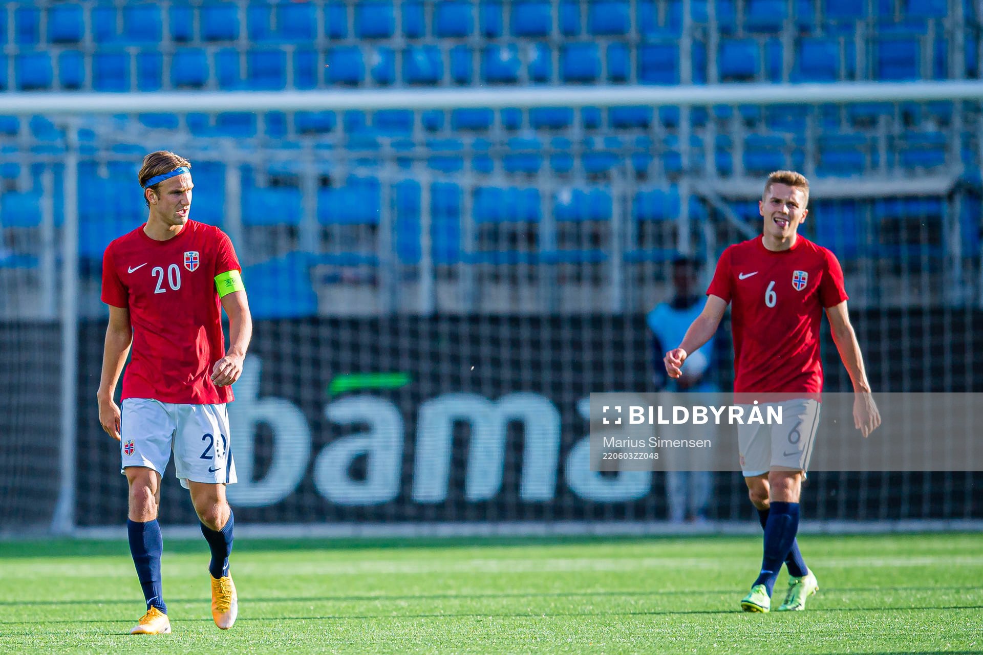 Erik Botheim of Norway looks dejected