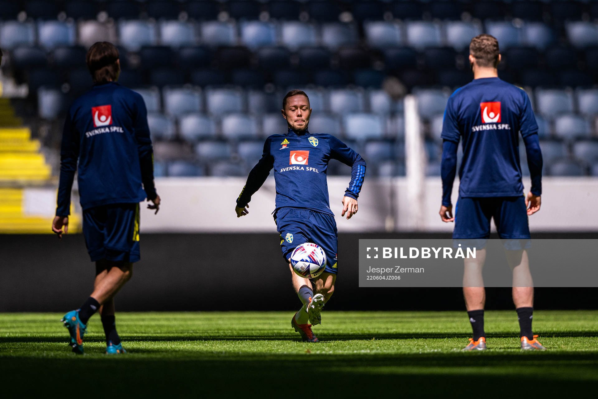 Joel Andersson of the Swedish national football team