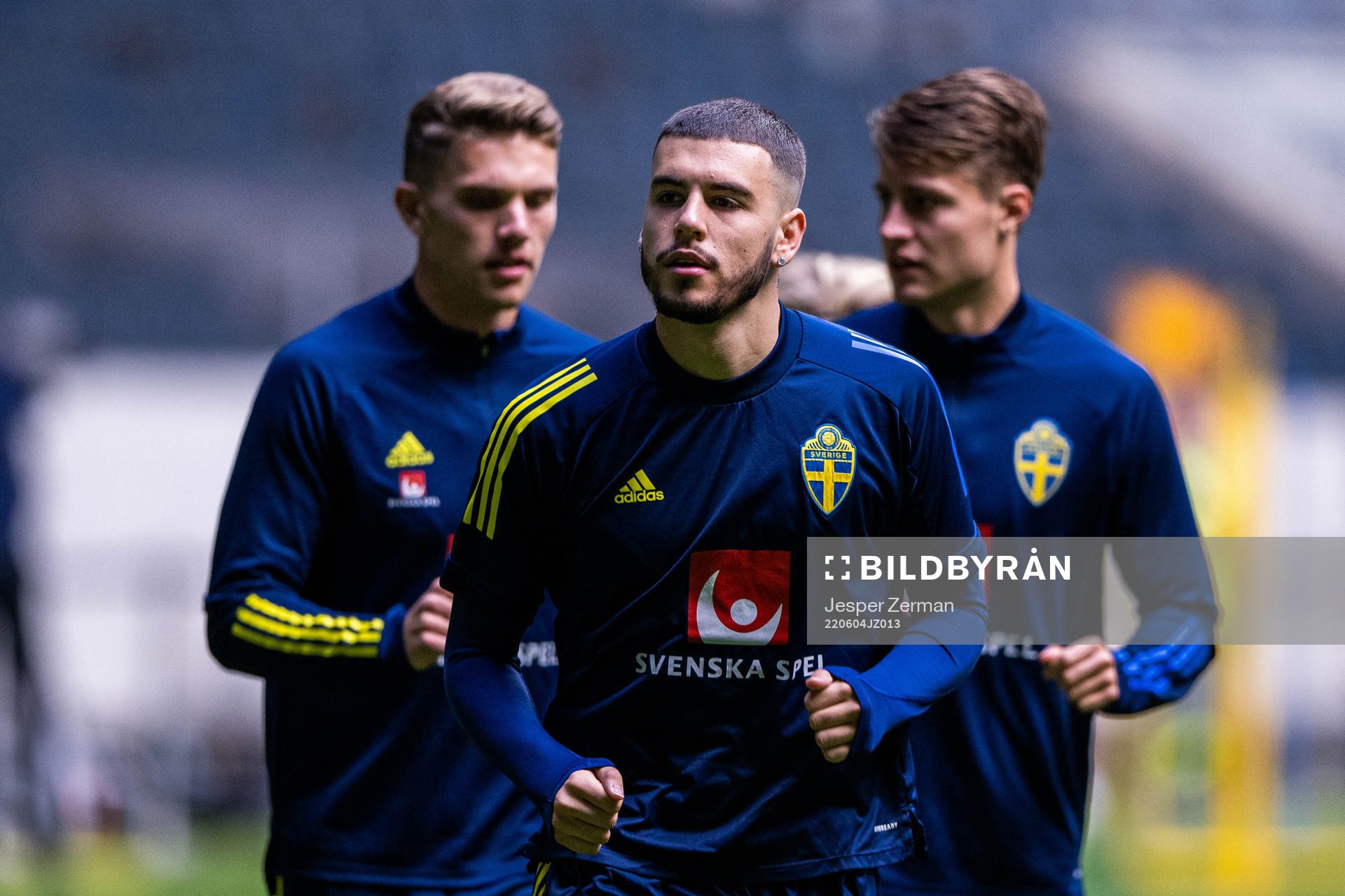 Edvin Kurtulus of the Swedish national football team