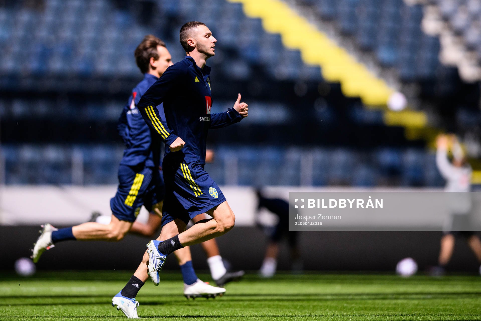 Branimir Hrgota of the Swedish national football team