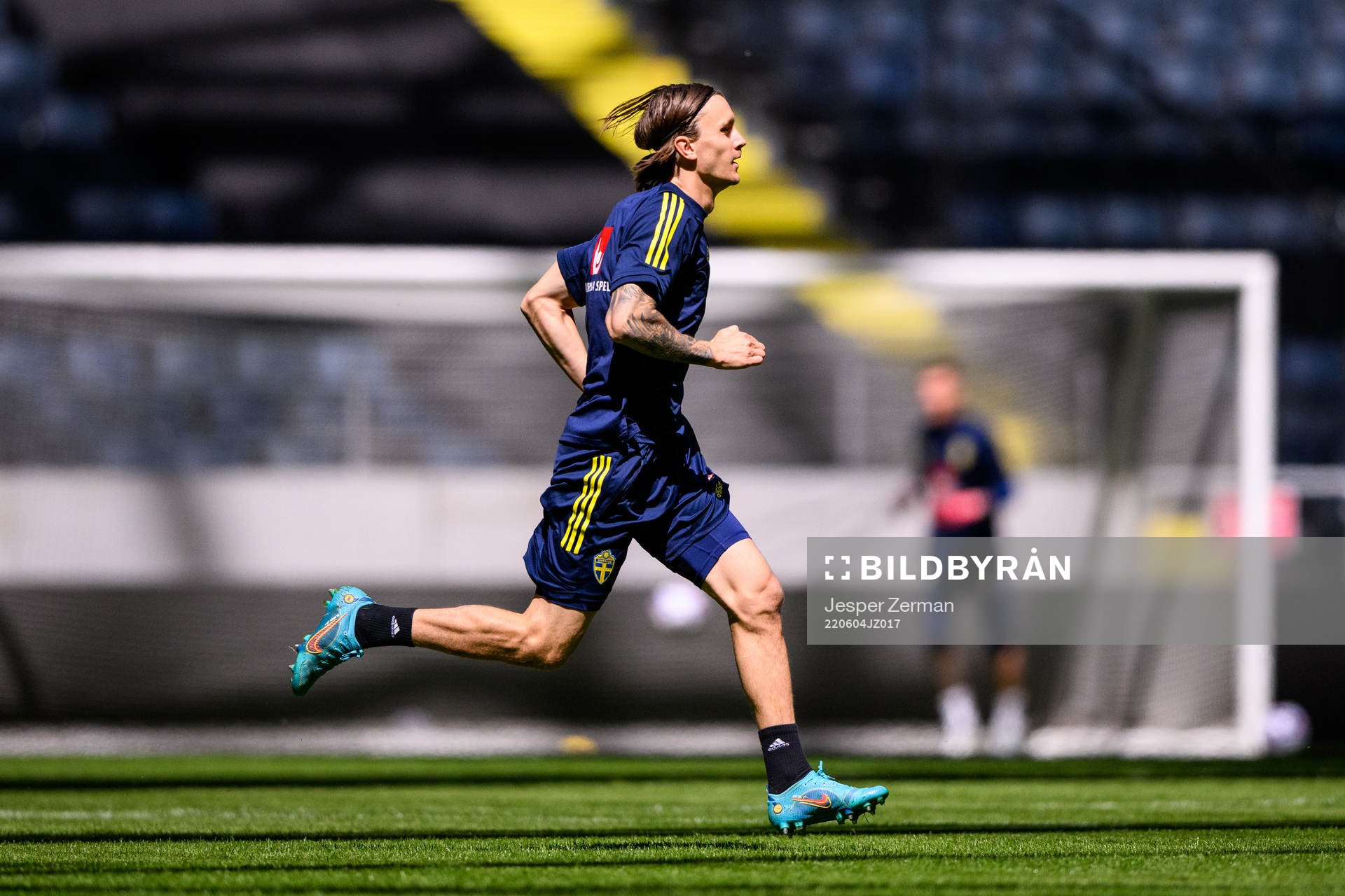 Kristoffer Olsson of the Swedish national football team
