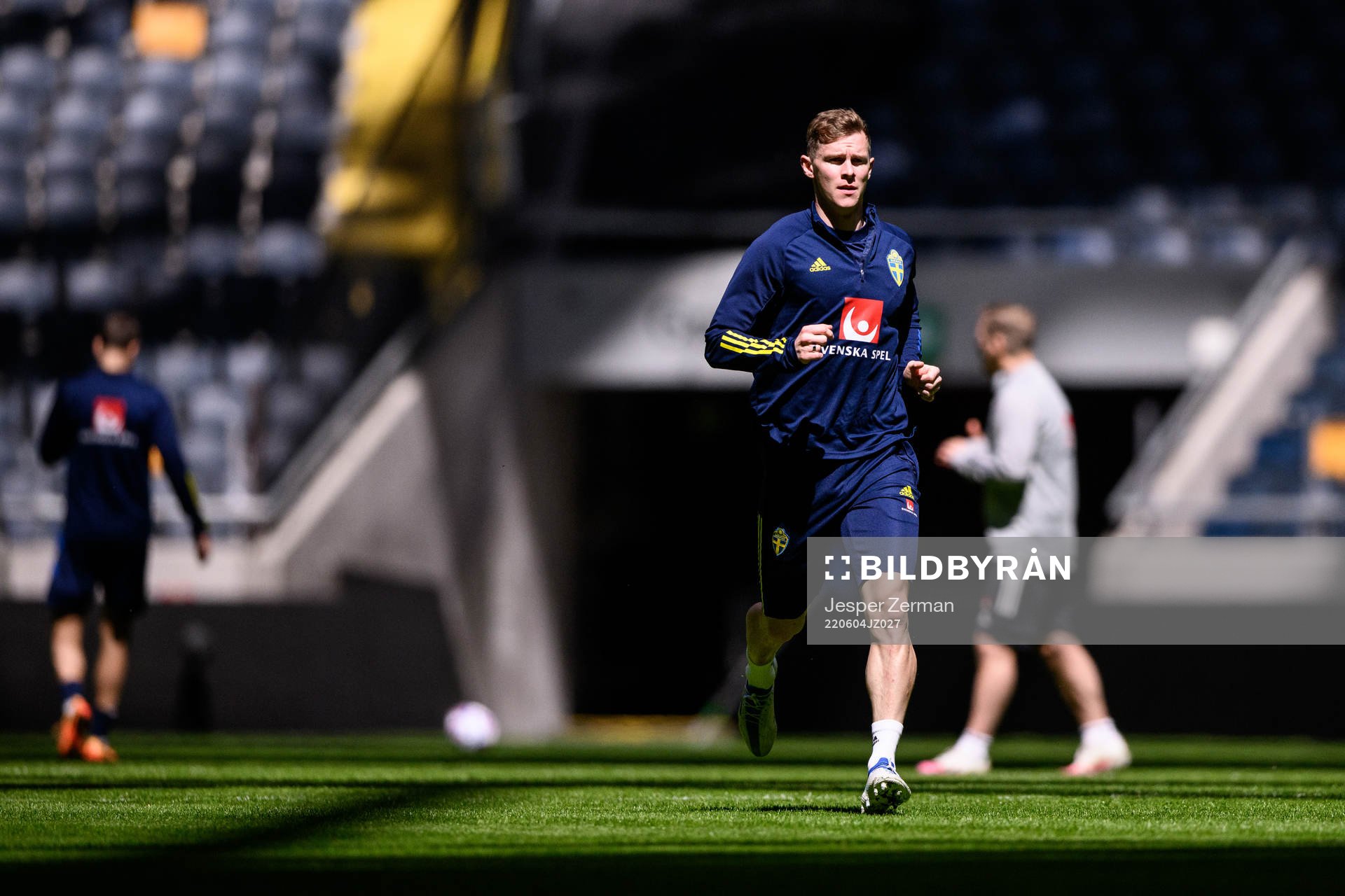 Emil Krafth of the Swedish national football team