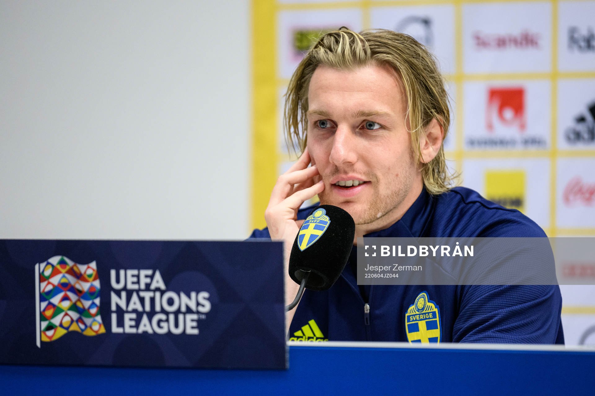 Emil Forsberg of the Swedish national football team