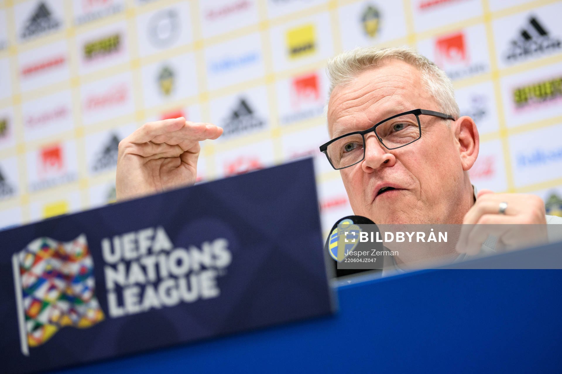 head coach Janne Andersson of the Swedish national football