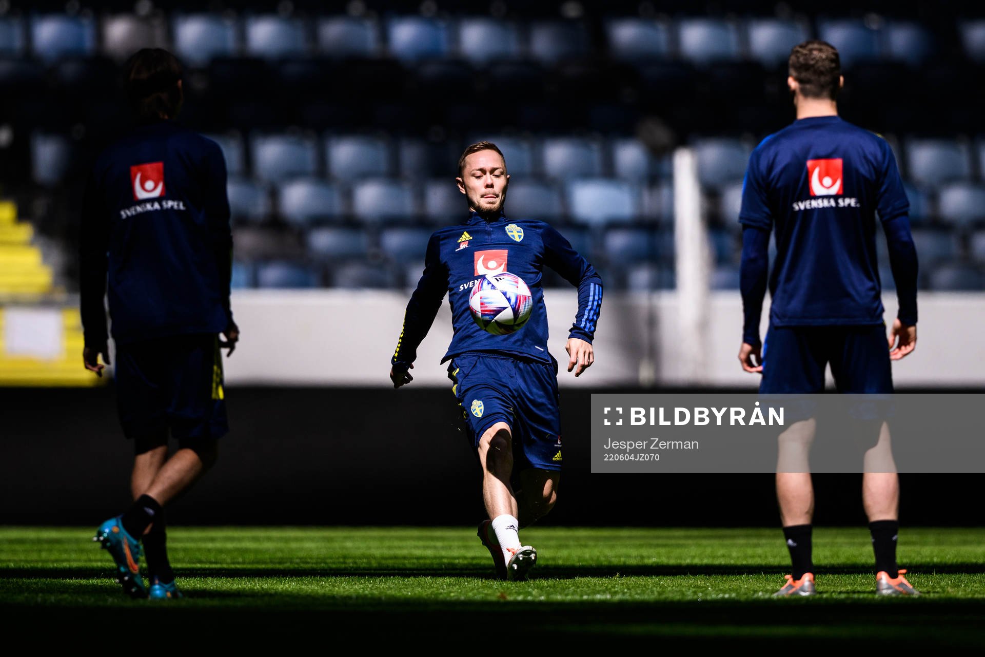 Joel Andersson of the Swedish national football team