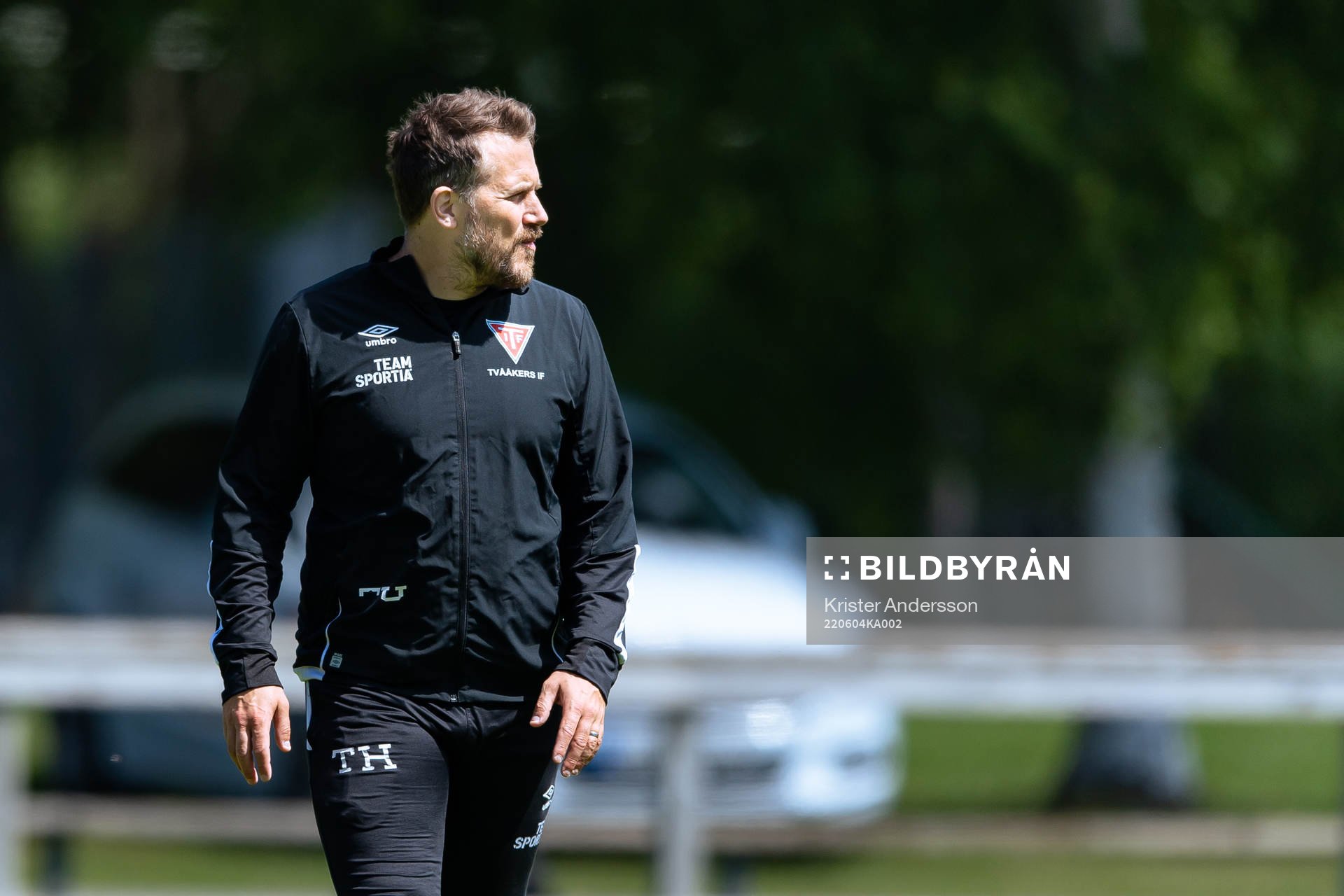 Tvååkers assisterande tränare Tobias Hysén före