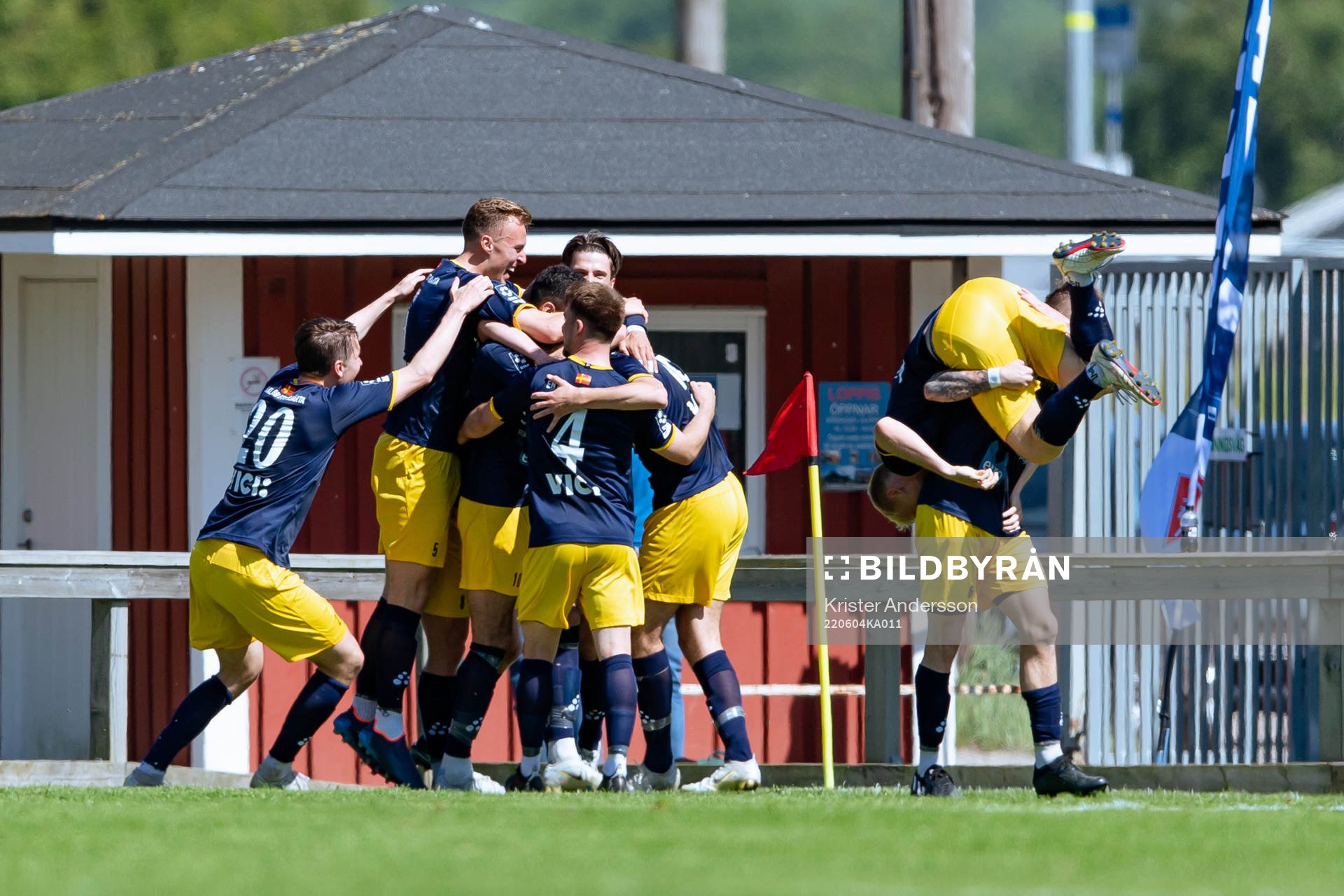 Torns spelare jublar