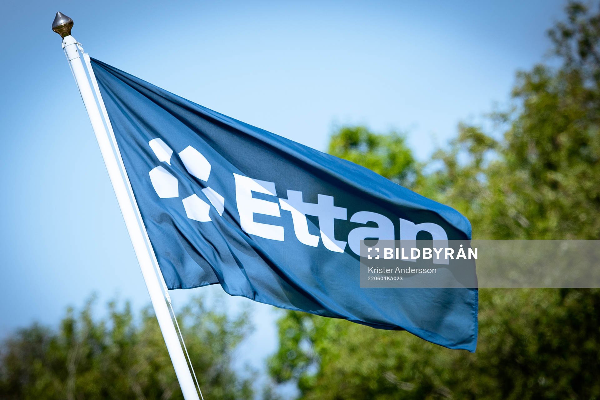 Flagga med Ettan