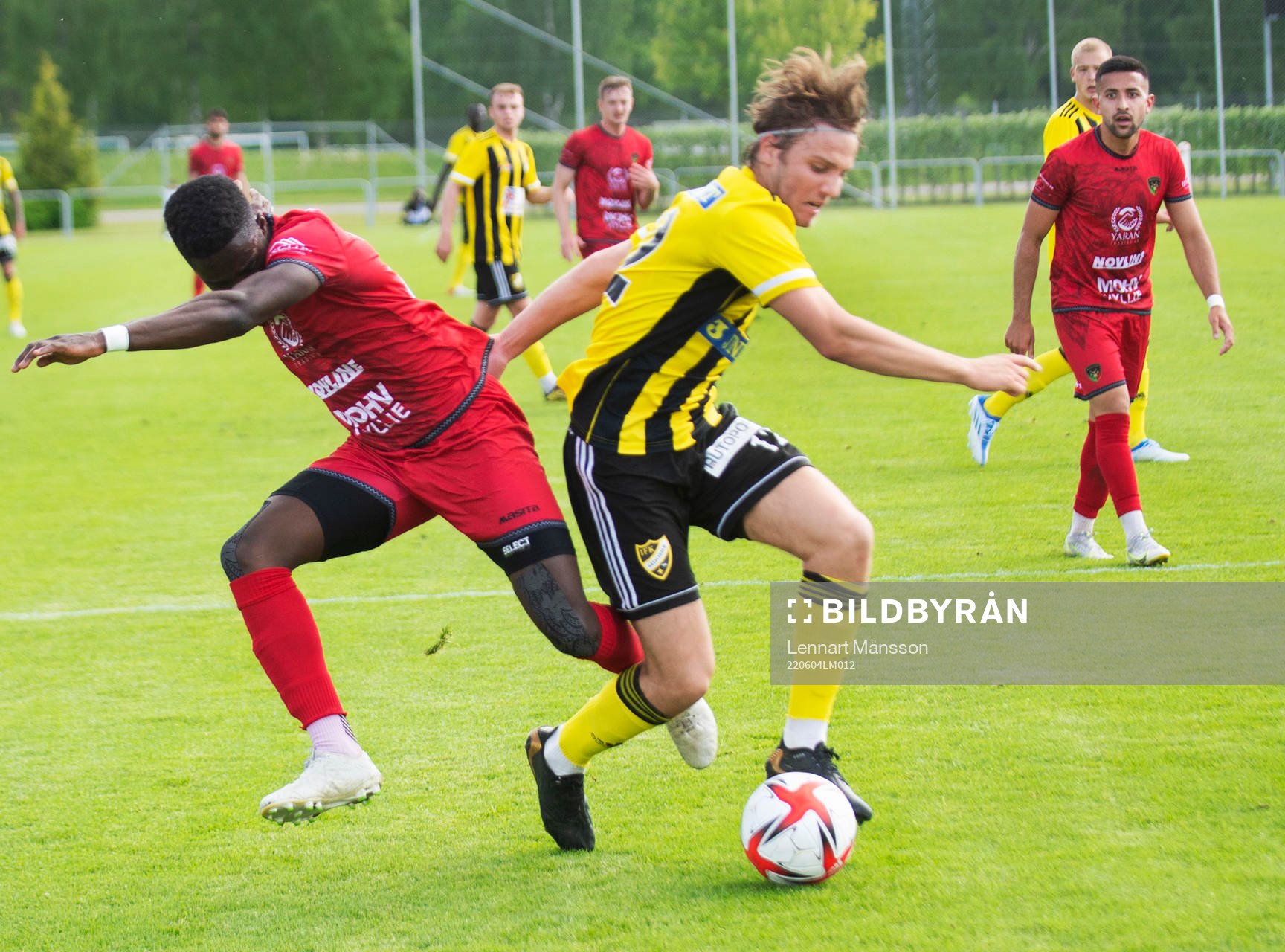 IFK Hässleholms Isaac Holmberg i matchen i div. 2 Södra