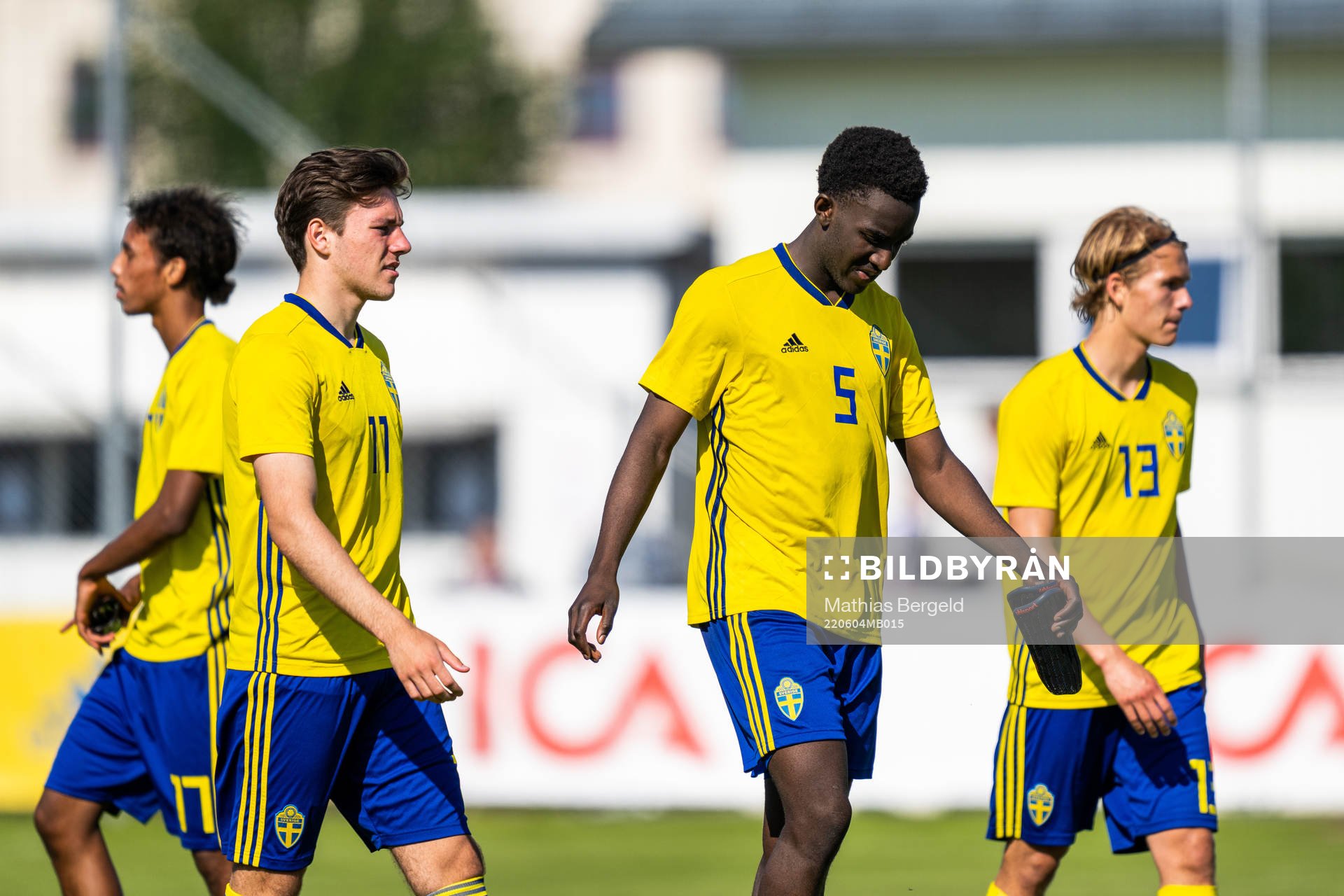 Sveriges Alexander Larsson, Peter Amoran och Markus
