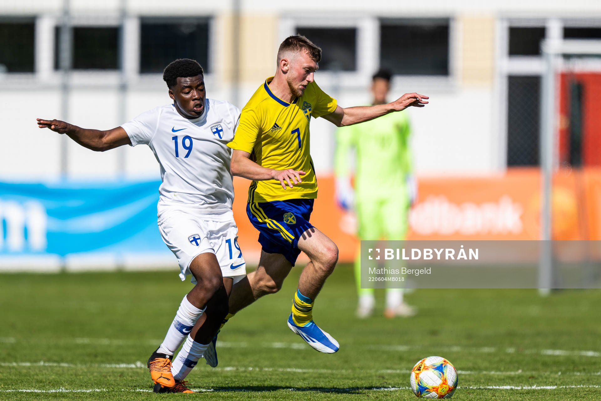 Finlands Badreddine Bushara och Sveriges Kalle Selin