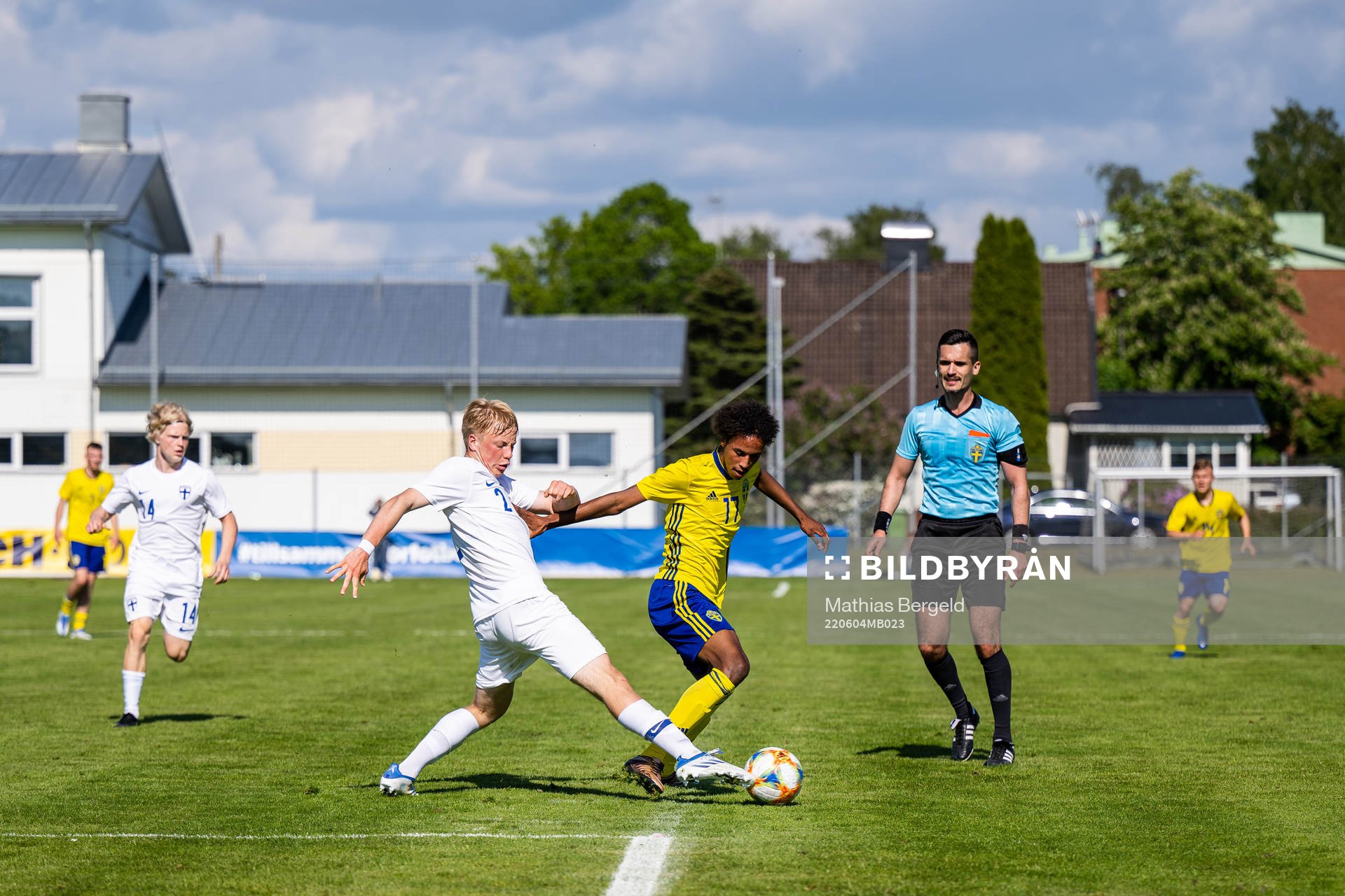Finlands Leo Kyllönen och Sveriges Shakur Omar